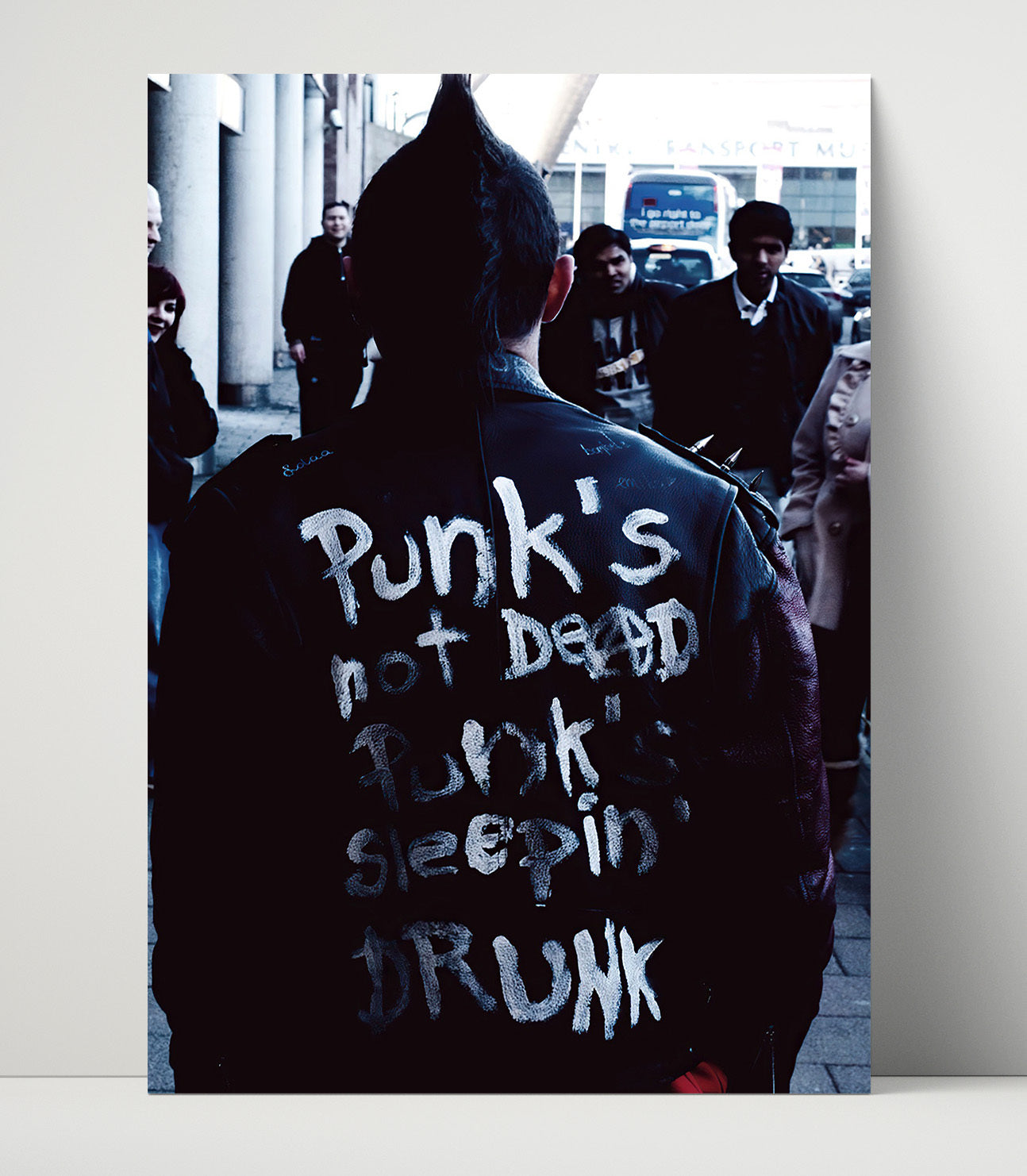 Punks Not Dead Punks Sleepin Drunk Counter Culture Wall Art 16x20 Unframed Print wall art print