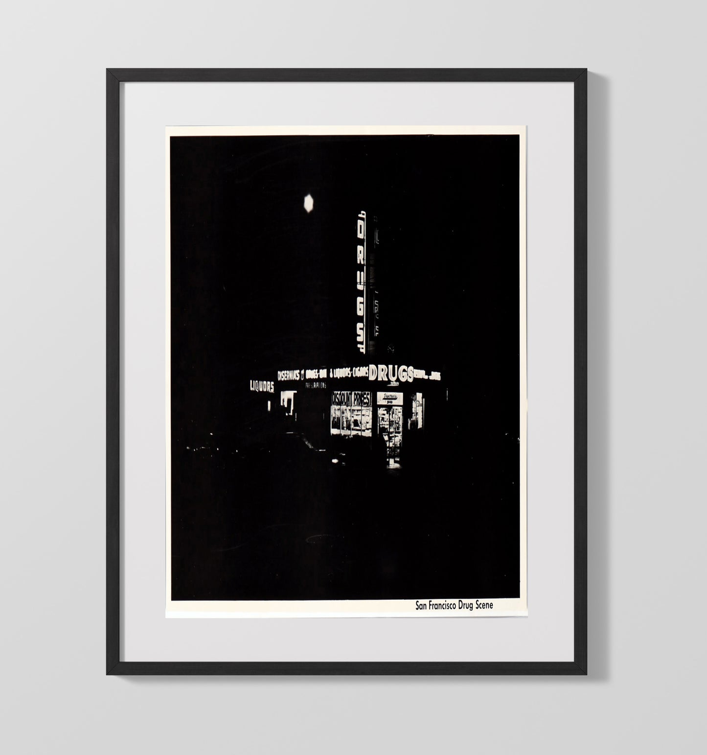 San Francisco Drug Scene 16x20 Gallery Frame counterculture wall art