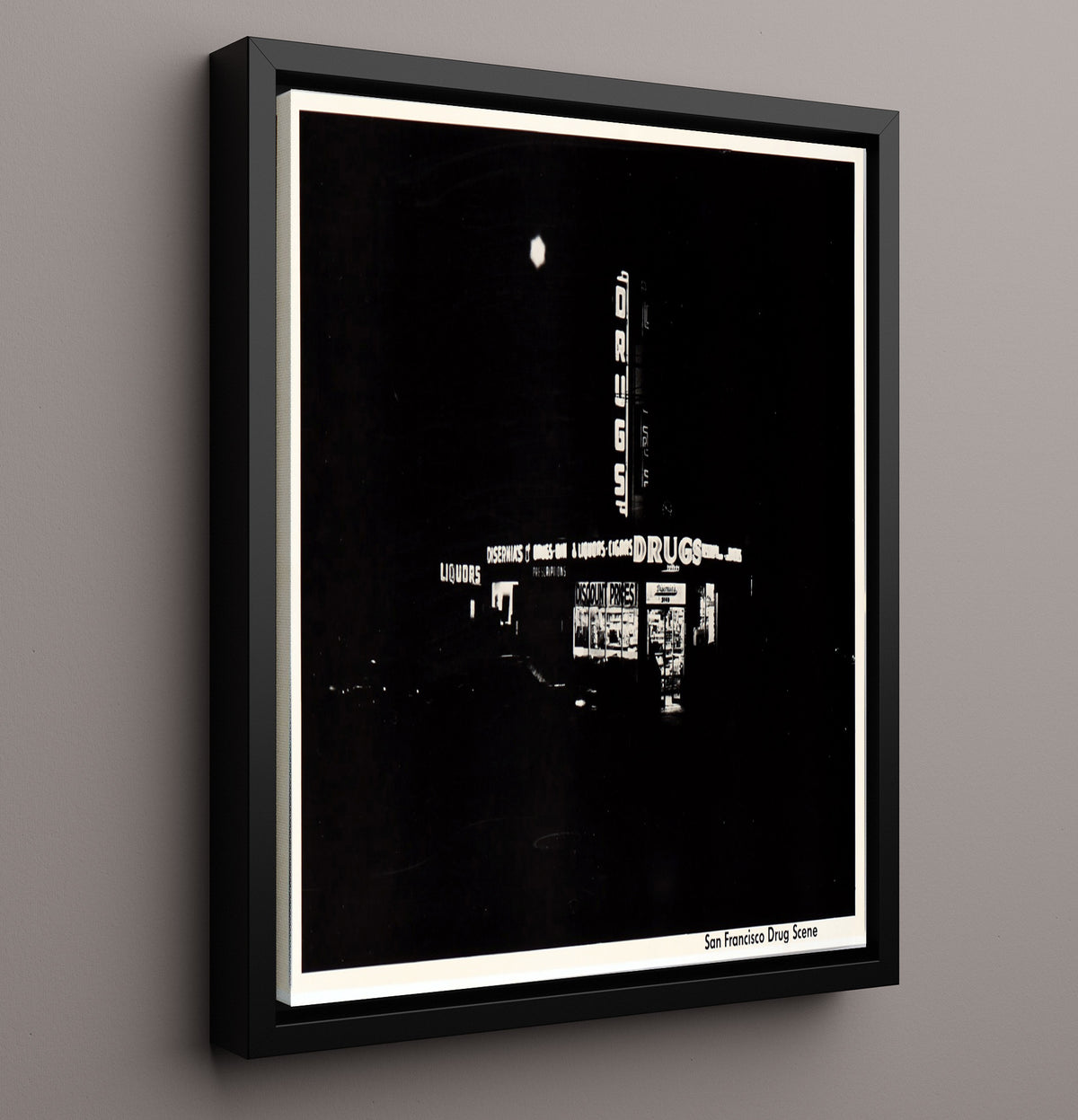 San Francisco Drug Scene - Counterculture - 16x20 Framed Canvas