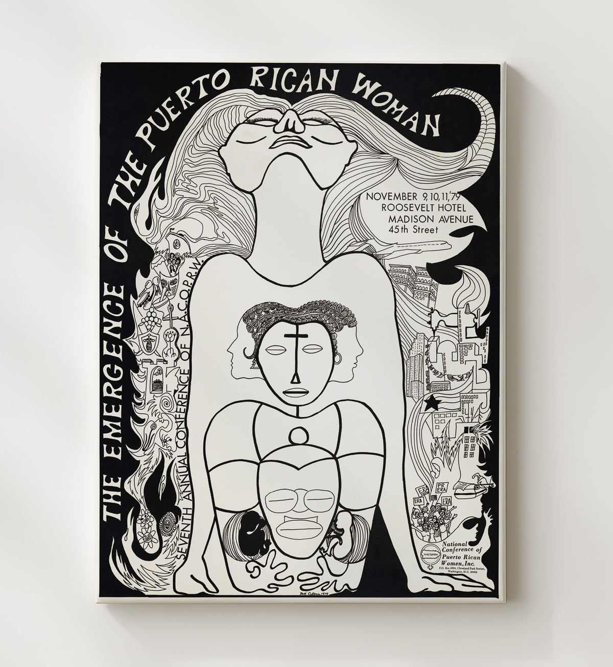The Emergence of the Puerto Rican Woman - Counterculture - 20x24 Canvas
