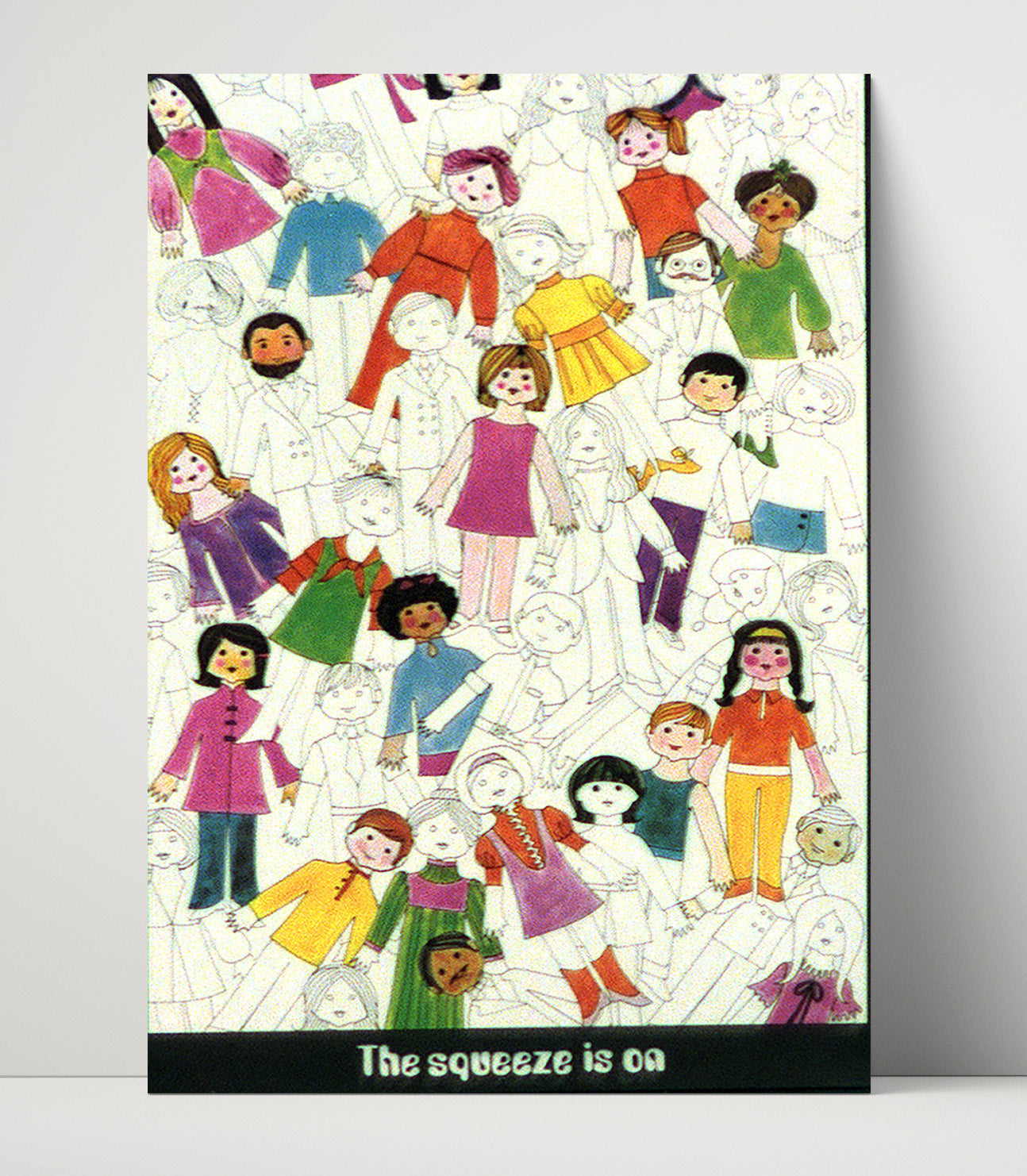 The Squeeze Is on Counter Culture Wall Art 16x20 Unframed Print wall art print