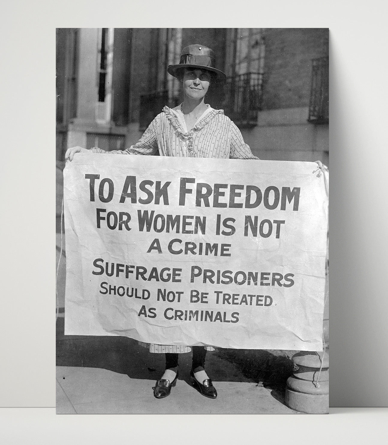 To Ask Freedom for Women Is Not a Crime Counter Culture Wall Art 16x20 Unframed Print wall art print