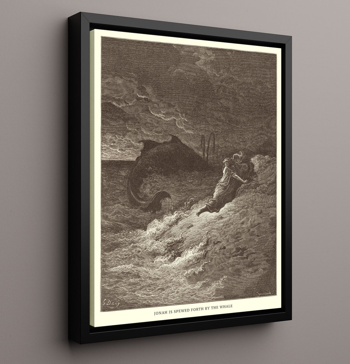 Daniel Confounds the Priests of Bel - Daniel 14 - Doré - 16x20 Framed Canvas