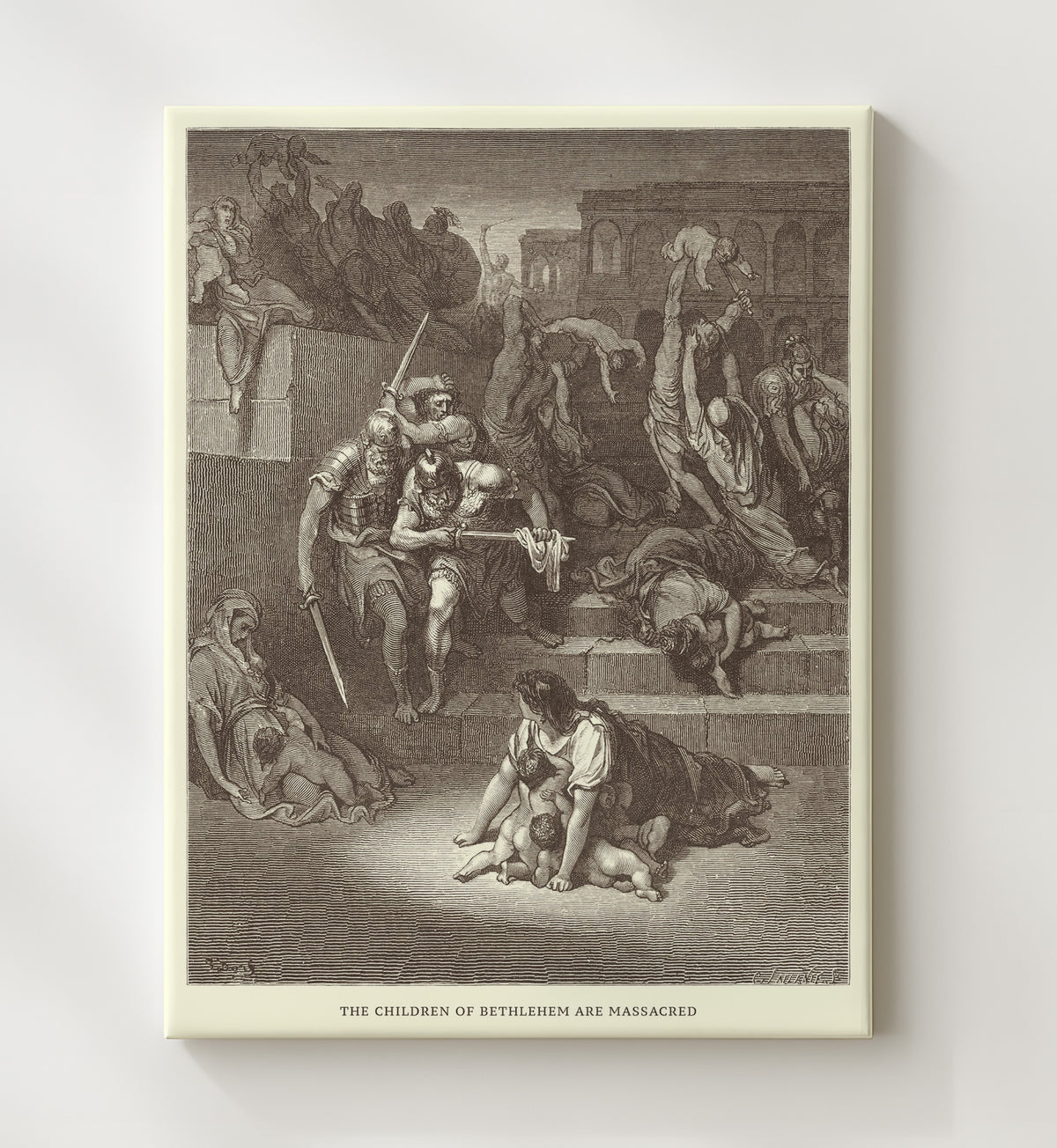 Jesus Enters into Jerusalem - Matthew 21:1-11 - Doré - 20x24 Canvas