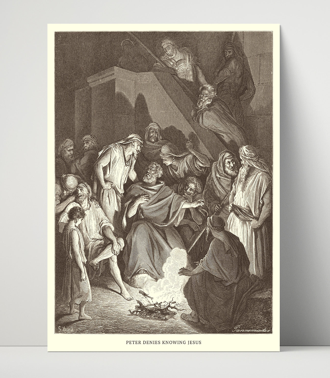 Jesus Is Presented to the People John 19:4-16 Dore Bible Illustration Wall Art 16x20 Unframed Print wall art print