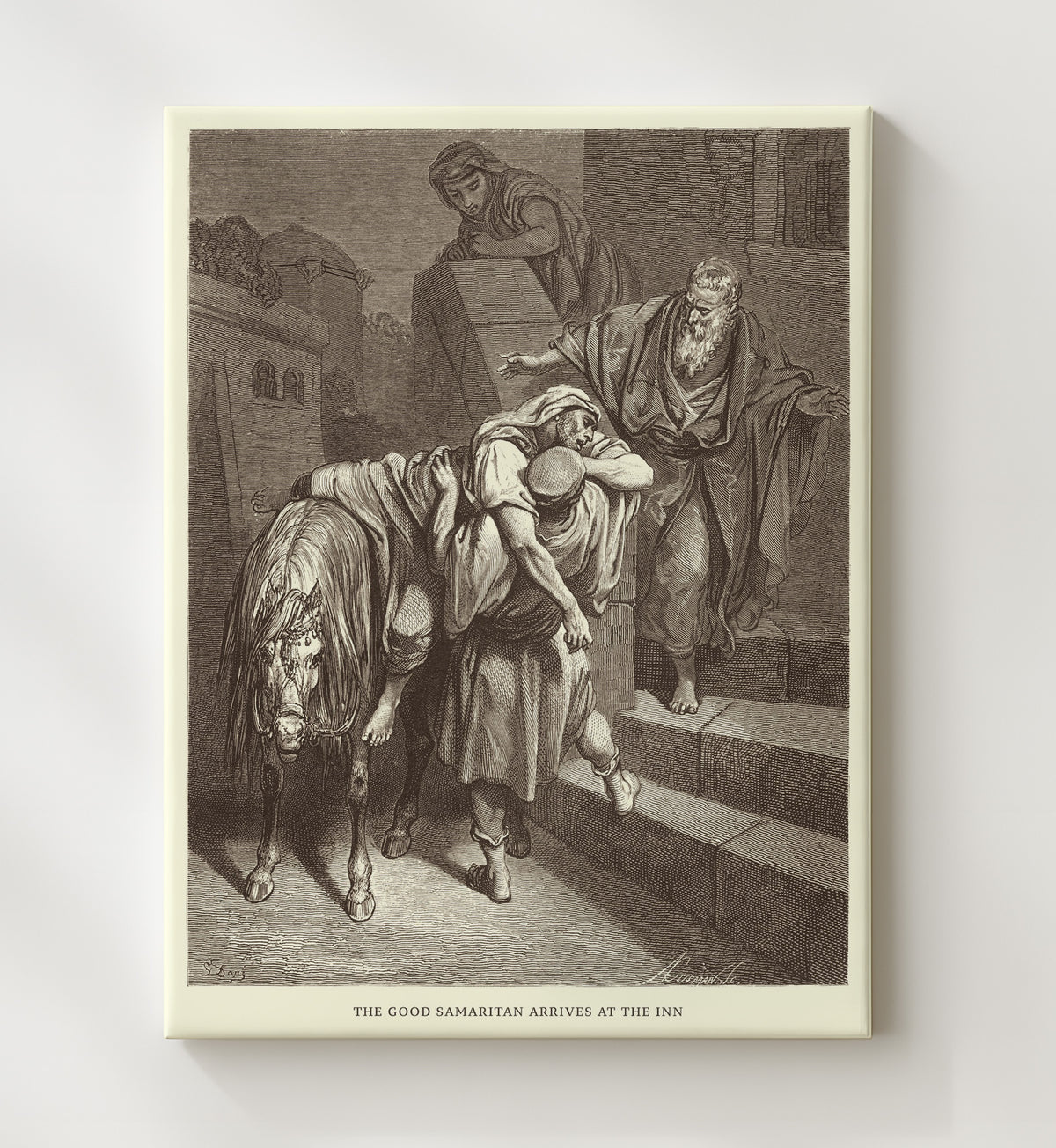 Jesus Preaches to the Multitude - Matthew 5:7 - Doré - 20x24 Canvas