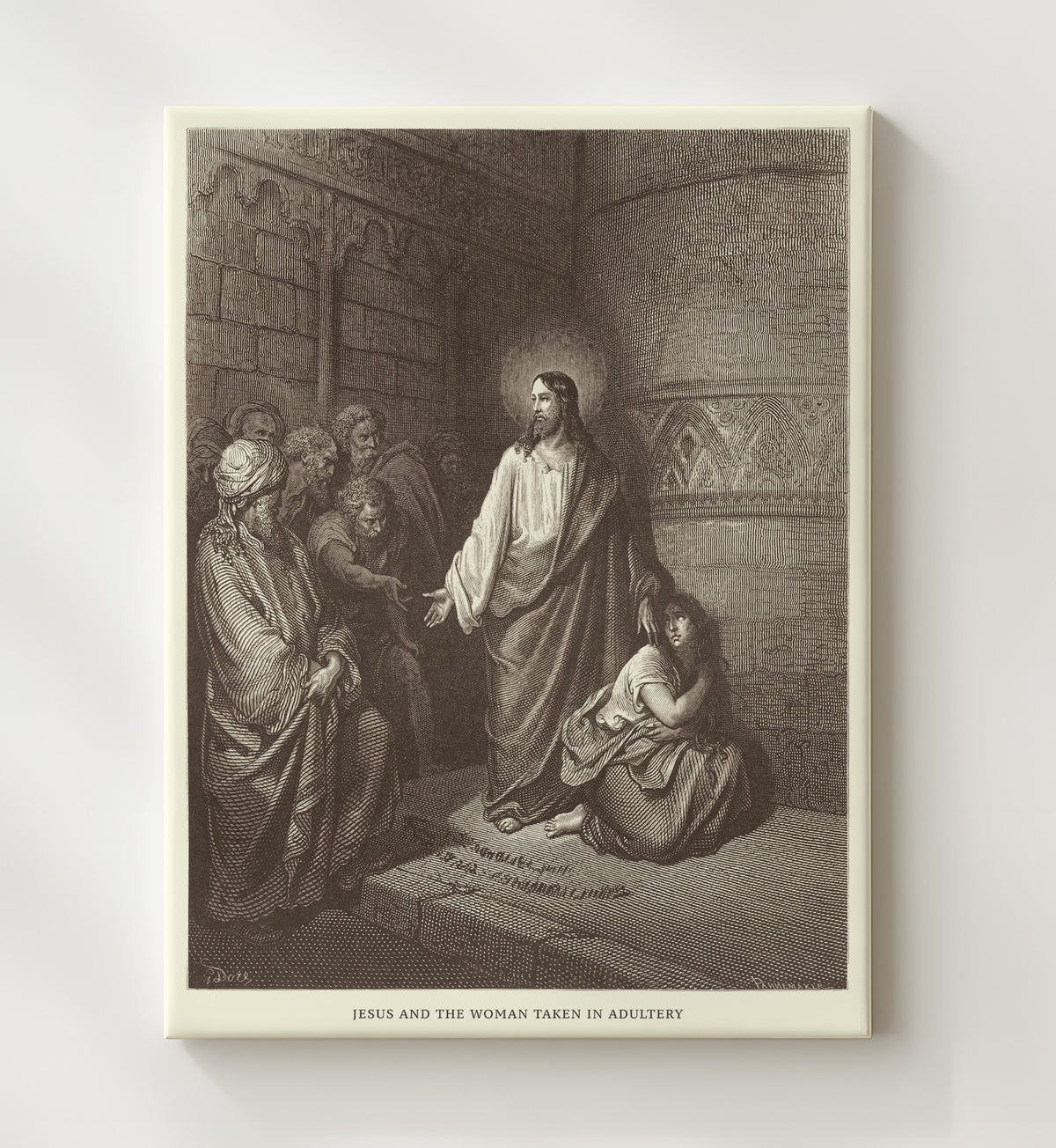 Jesus and the Woman of Samaria - John 4:1-26 - Doré - 20x24 Canvas