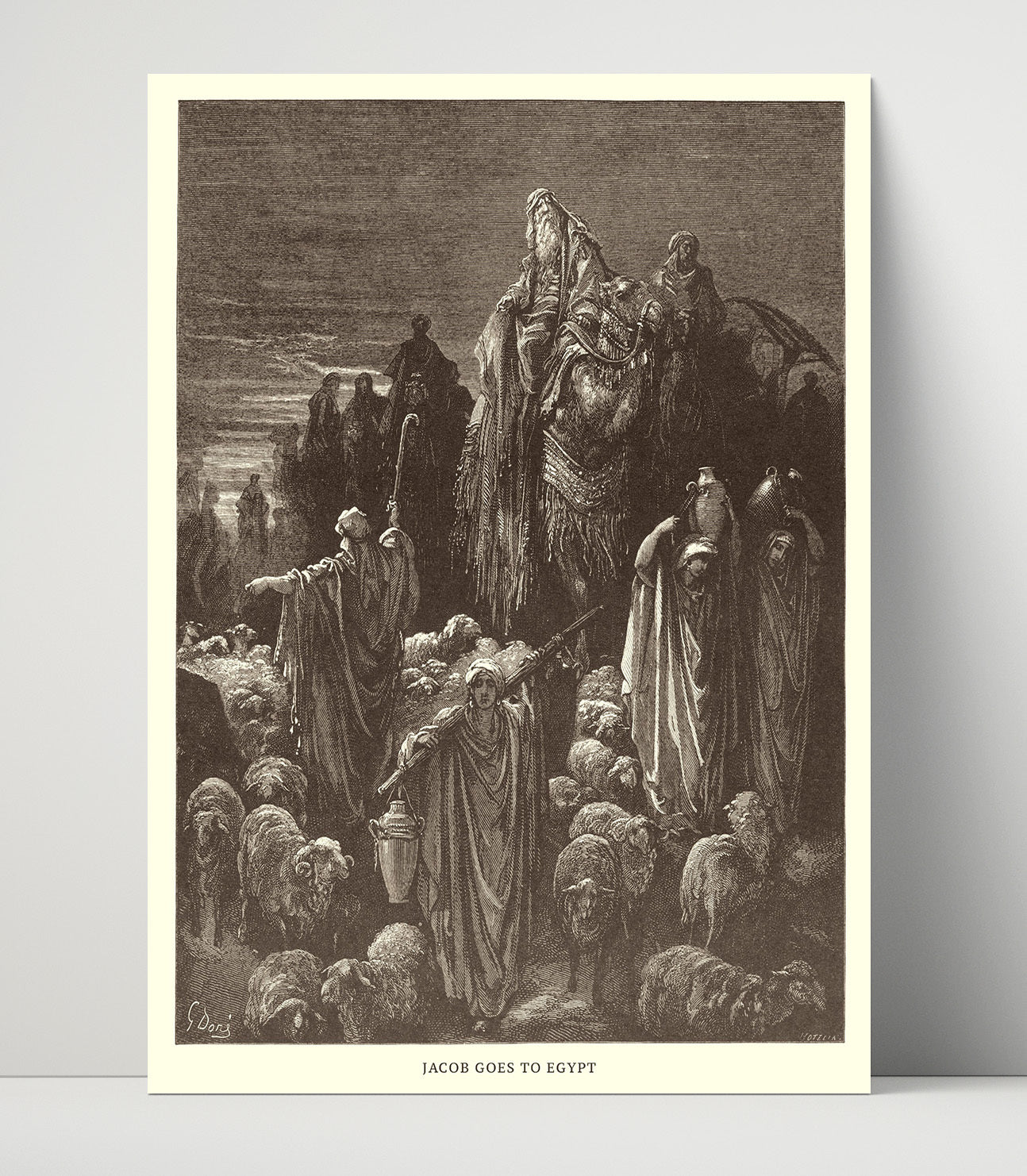 Joseph Reveals Himself to His Brothers Genesis 45:1-15 Dore Bible Illustration Wall Art 16x20 Unframed Print wall art print
