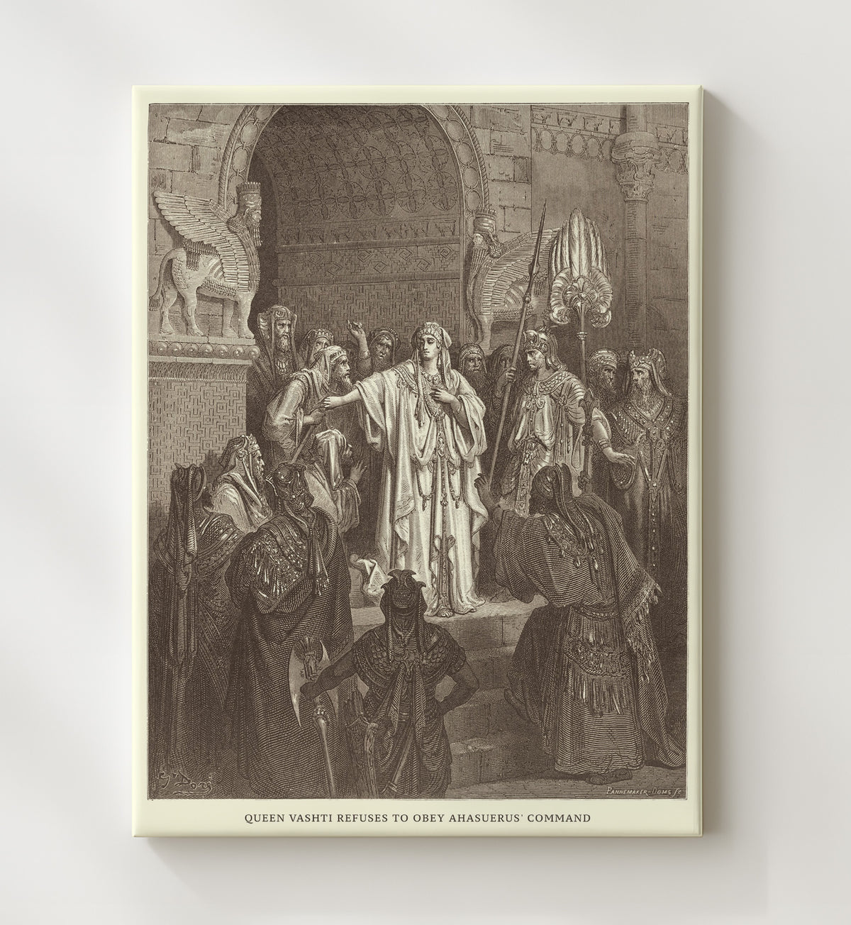 Judith Shows the Head of Holofernes - Judith 14:1-10 - Doré - 20x24 Canvas