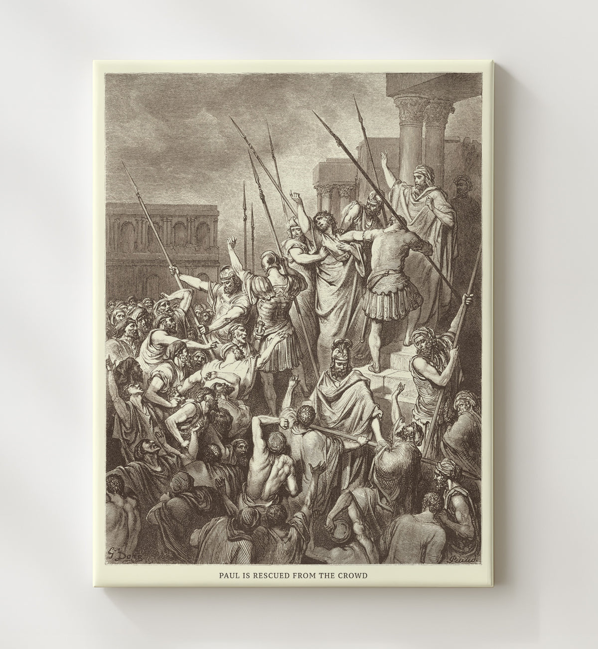 Paul Preaches at Ephesus - Acts 19 - Doré - 20x24 Canvas