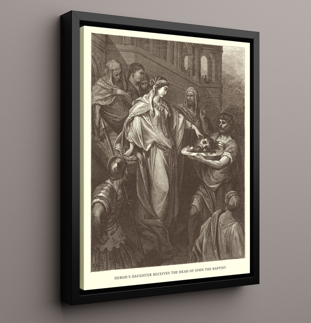 The Children of Bethlehem Are Massacred - Matthew 2:16-18 - Doré - 16x20 Framed Canvas