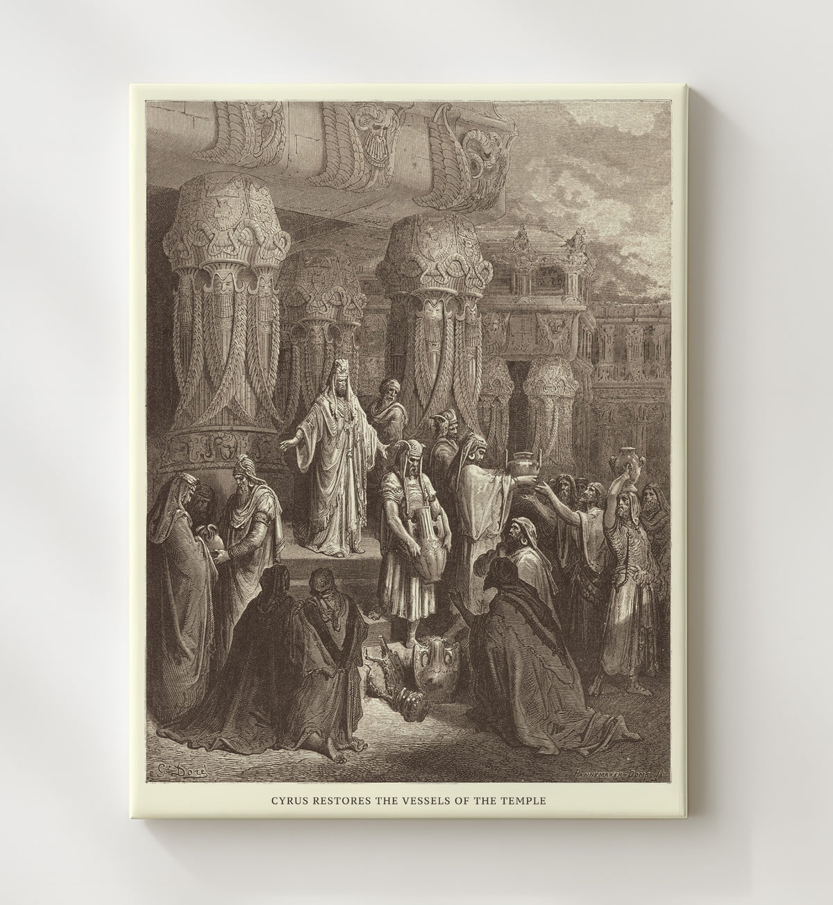 The Death of Athaliah - 2 Kings 11:15-16 - Doré - 20x24 Canvas