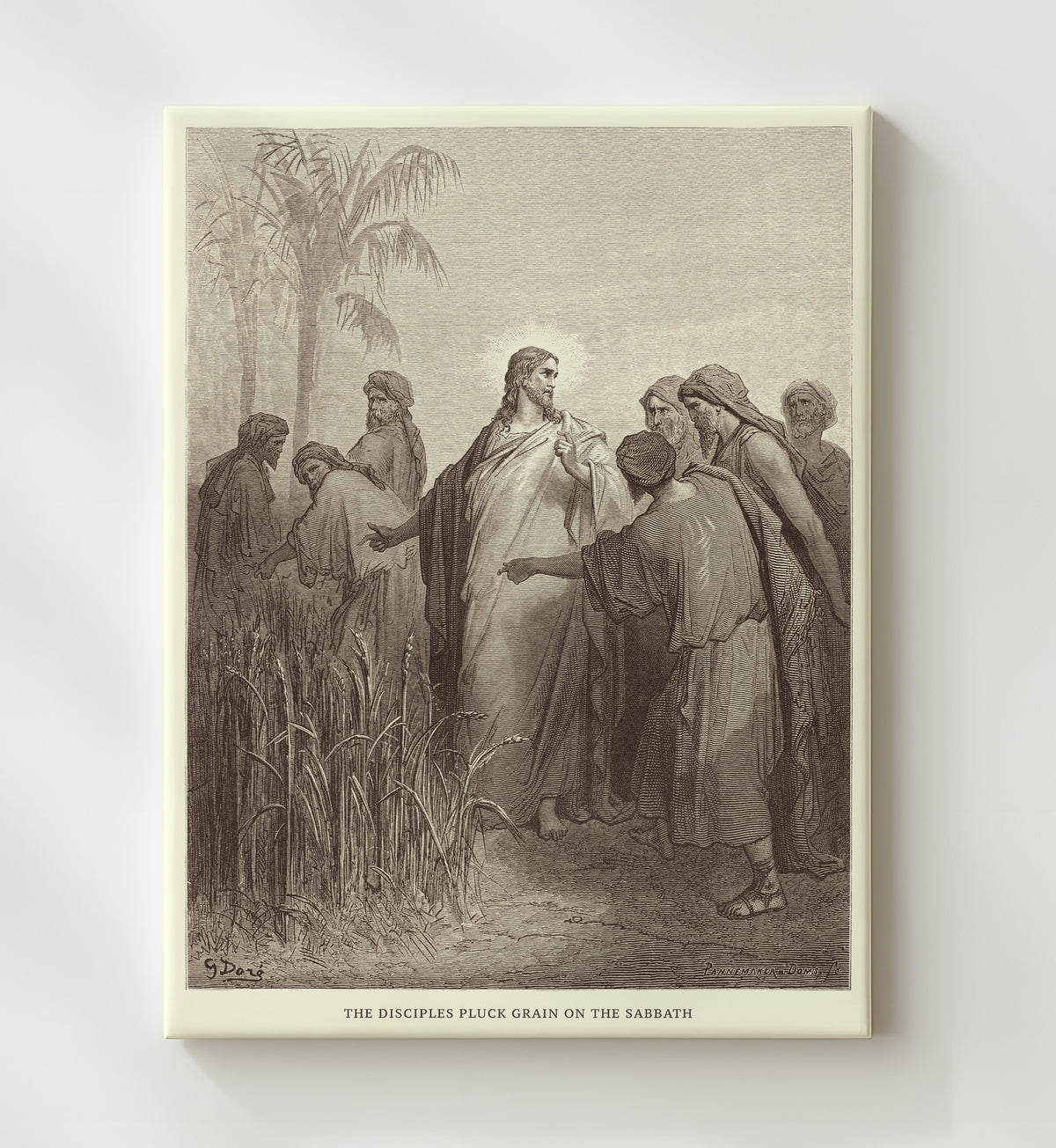 The Disciples Pluck Grain on the Sabbath - Matthew 12:1-8 - Doré - 20x24 Canvas