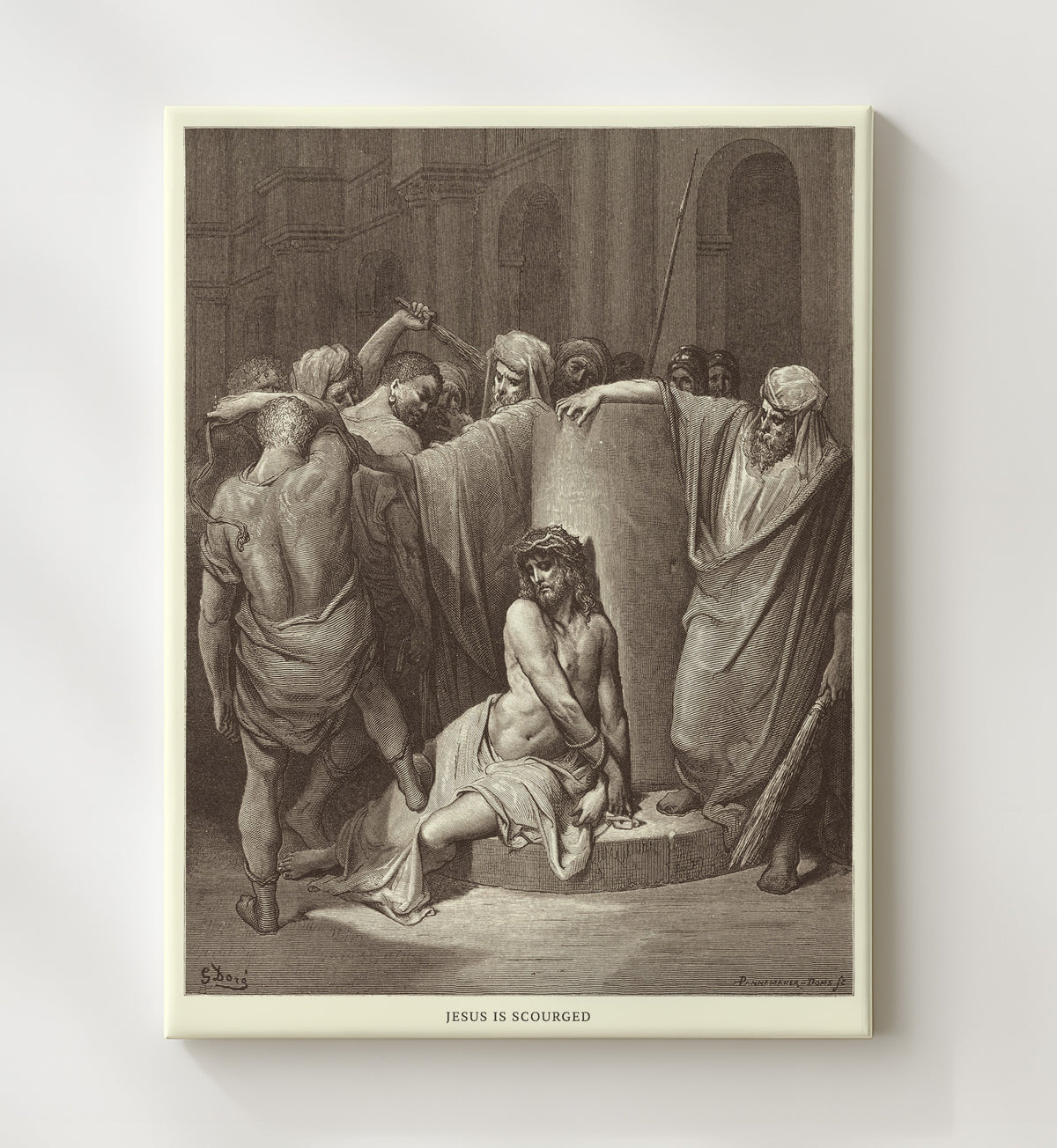 The Widow's Mite - Mark 12:41-44 - Doré - 20x24 Canvas