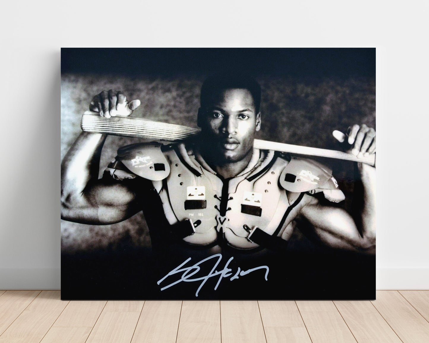 Bo Jackson Los Angeles Power Running Football Wall Art Unframed 8x10 in Plastic Sleeve wall art print - Football decor
