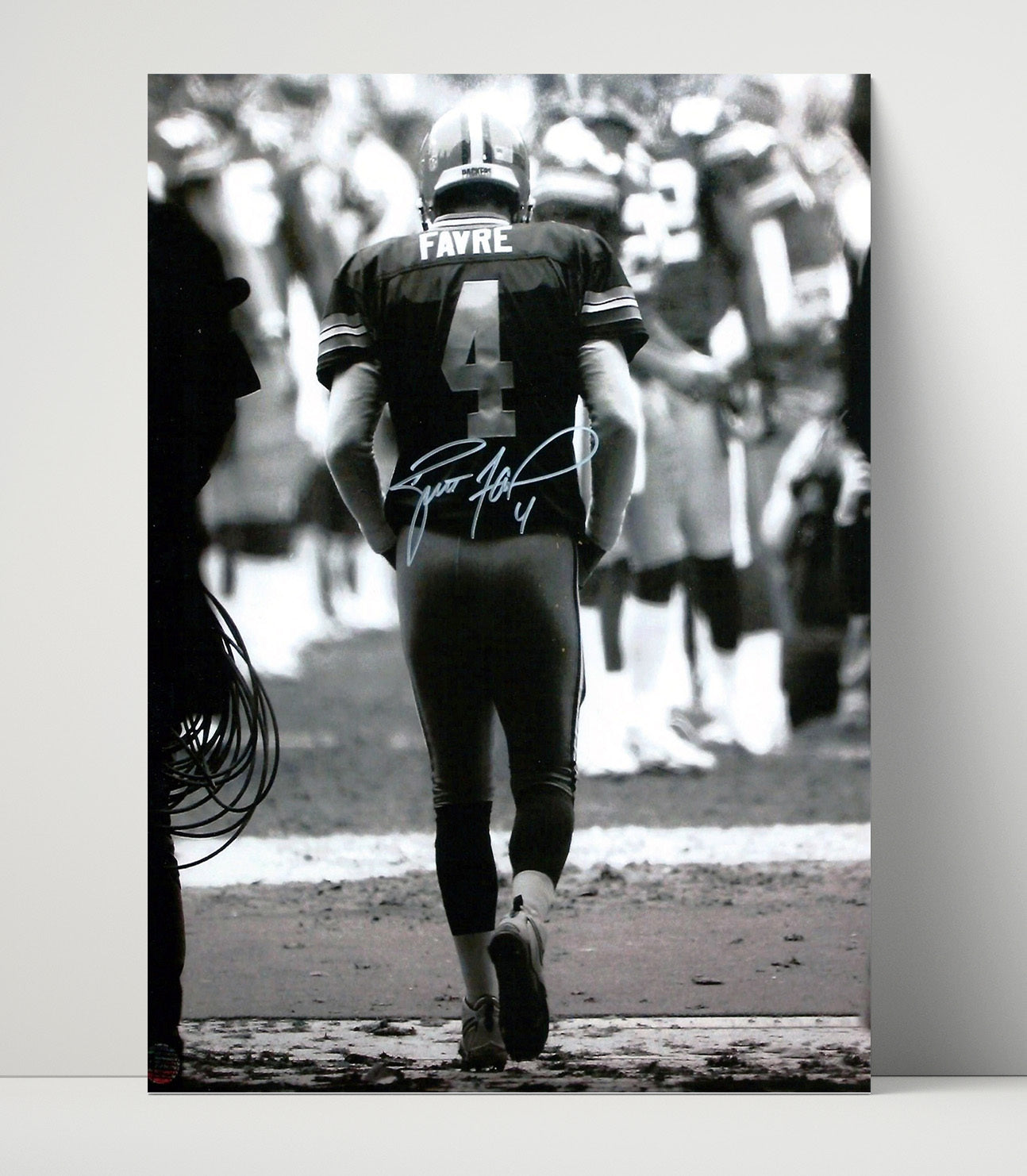 Brett Favre - Gunslinger Farewell Football Wall Art - football wall art print
