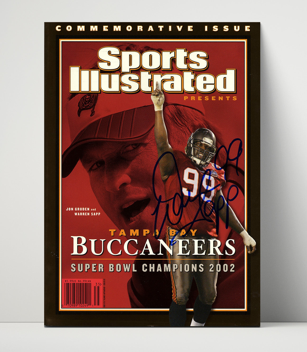 Bucs Super Bowl 2002 - Pirate Pride Vintage Football Wall Art - 16x20 Unframed Print football decor