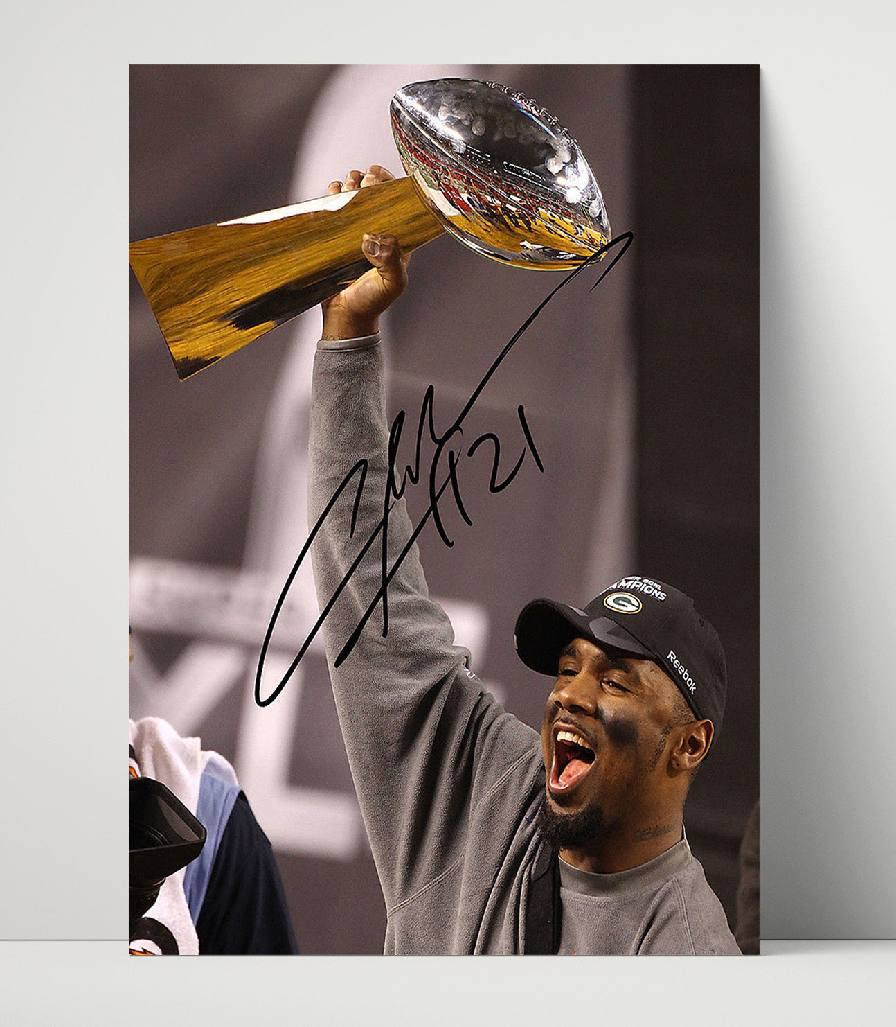 Charles Woodson - Champions Roar Football Wall Art - football wall art print