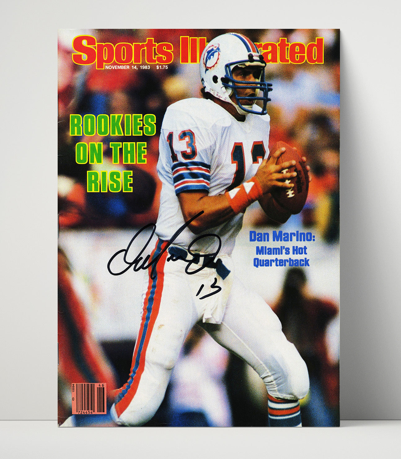 Dan Marino - Miami football Rookies on the Rise Pass 1983 SI Cover Vintage Football Wall Art - 16x20 Unframed Print football decor