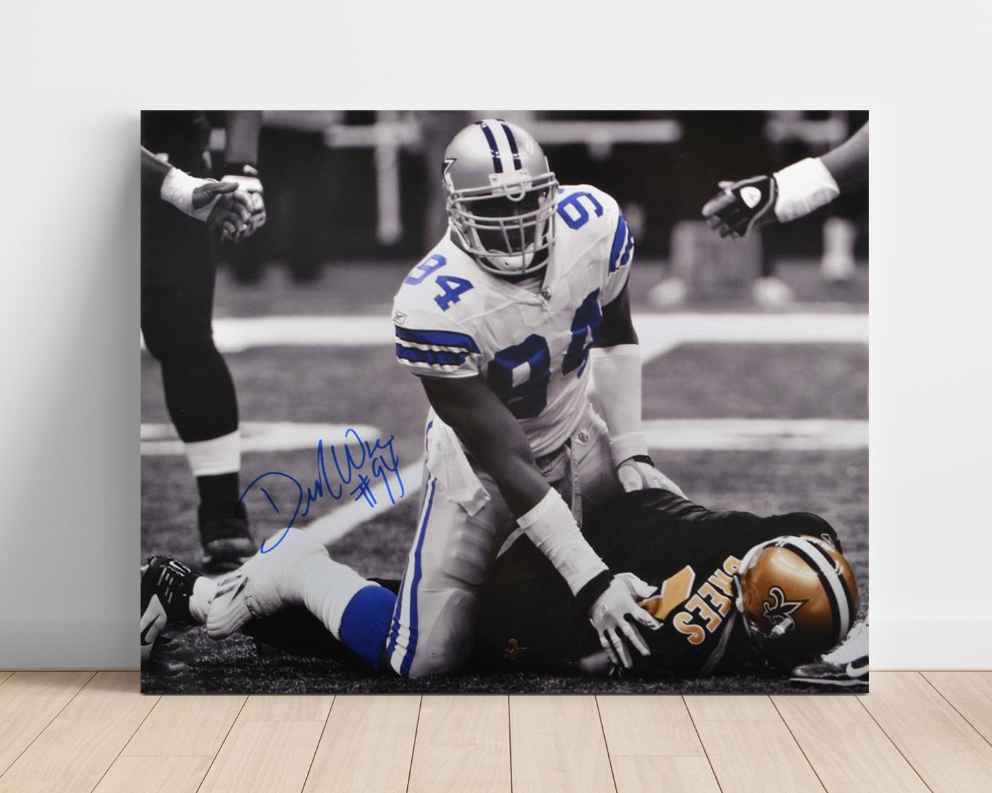 Demarcus Ware - QB Nightmare Football Wall Art - football wall art print