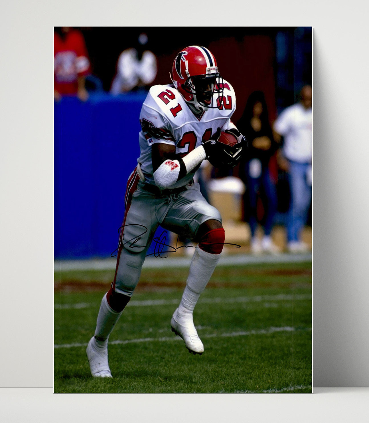 Deion Sanders - Falcon Flash Vintage Football Wall Art - 16x20 Unframed Print football decor