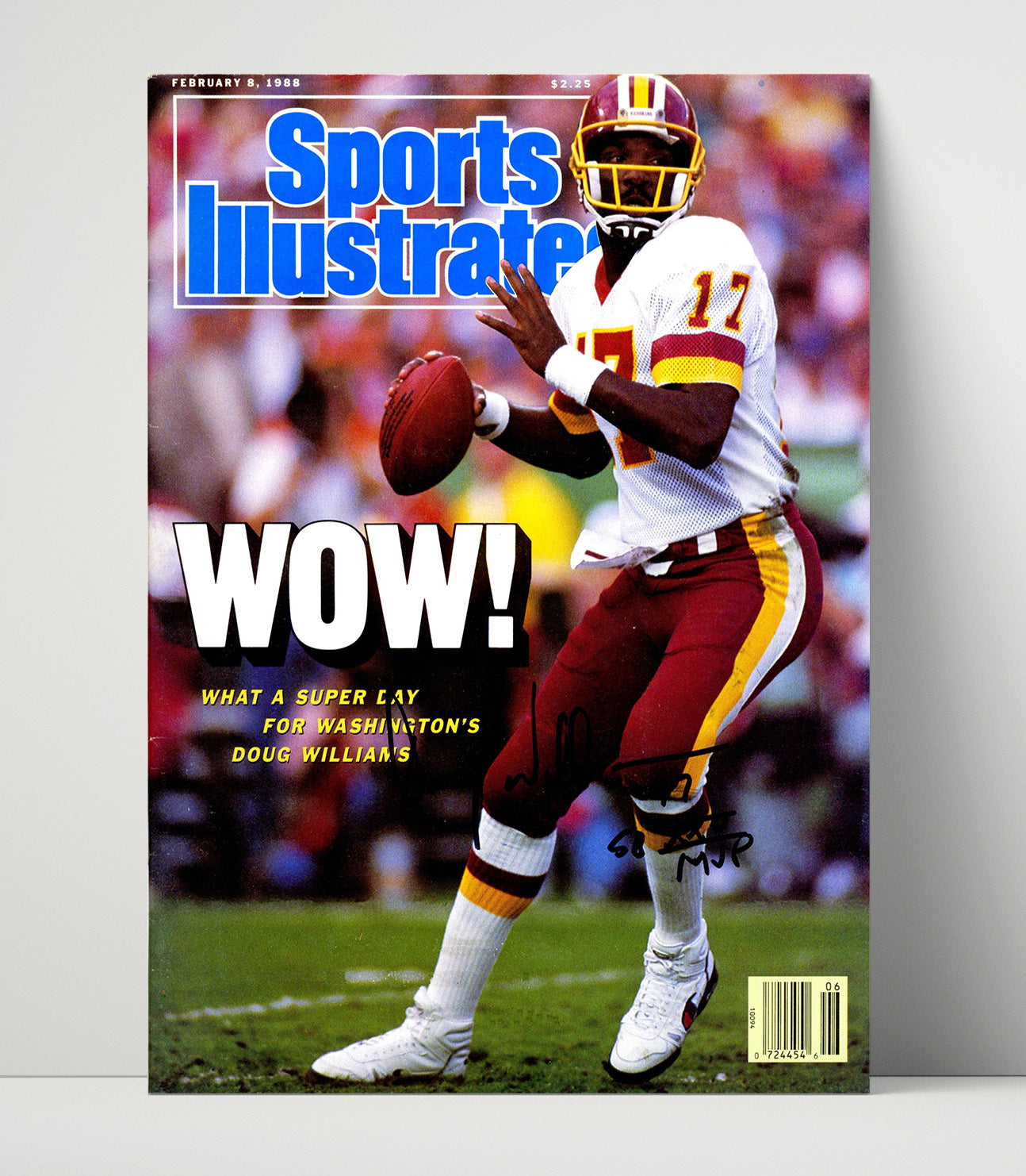 Doug Williams Wow - Super Bowl Mvp Football Wall Art - football wall art print