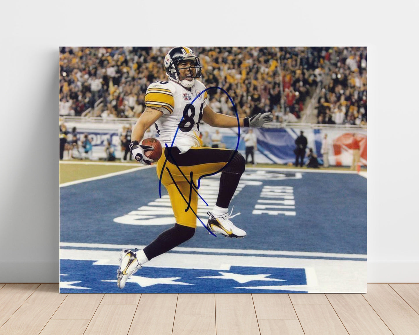 Hines Ward - Super Bowl Xl Mvp Football Wall Art - football wall art print