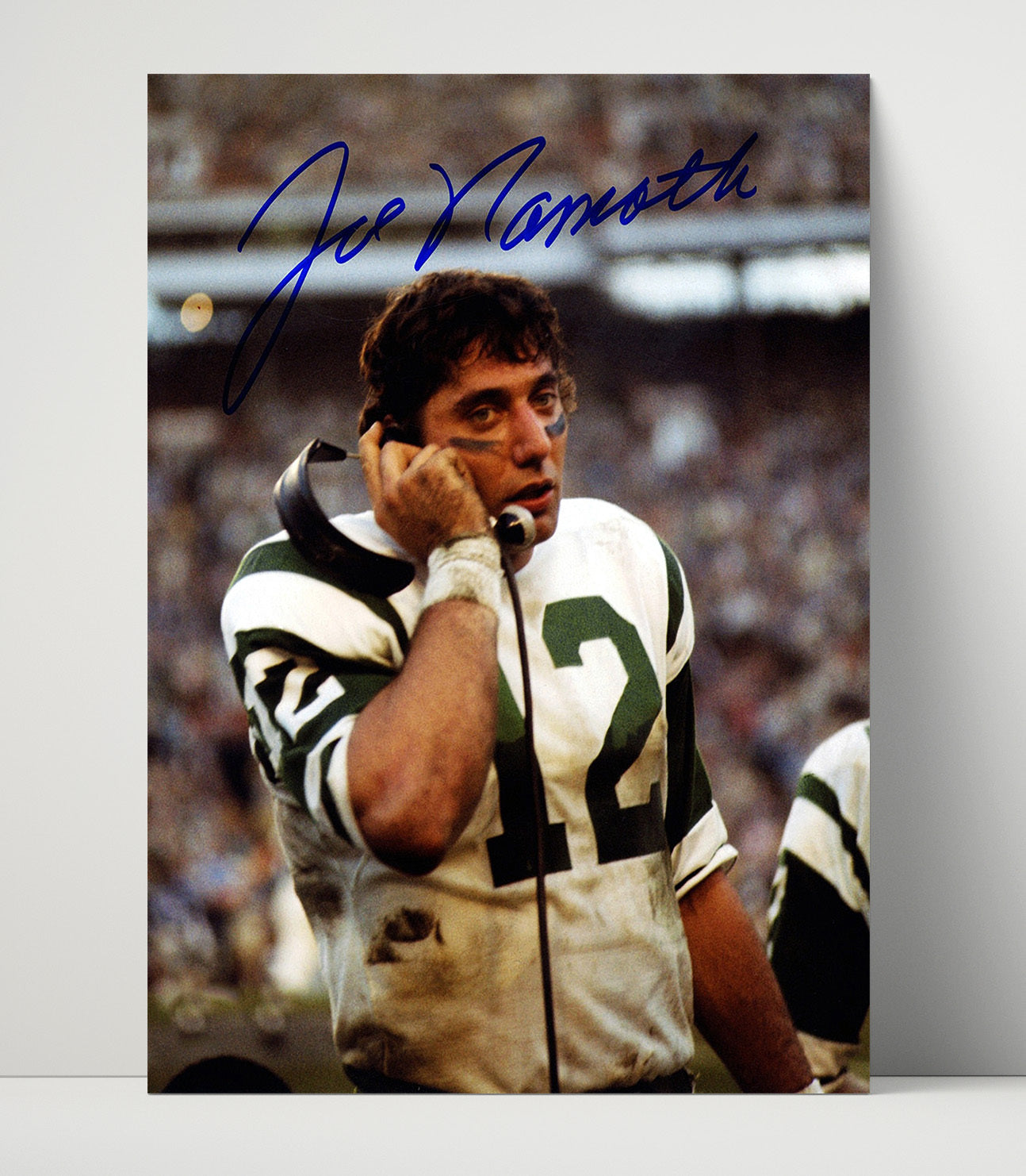 Joe Namath - Broadway Hotline Football Wall Art - football wall art print