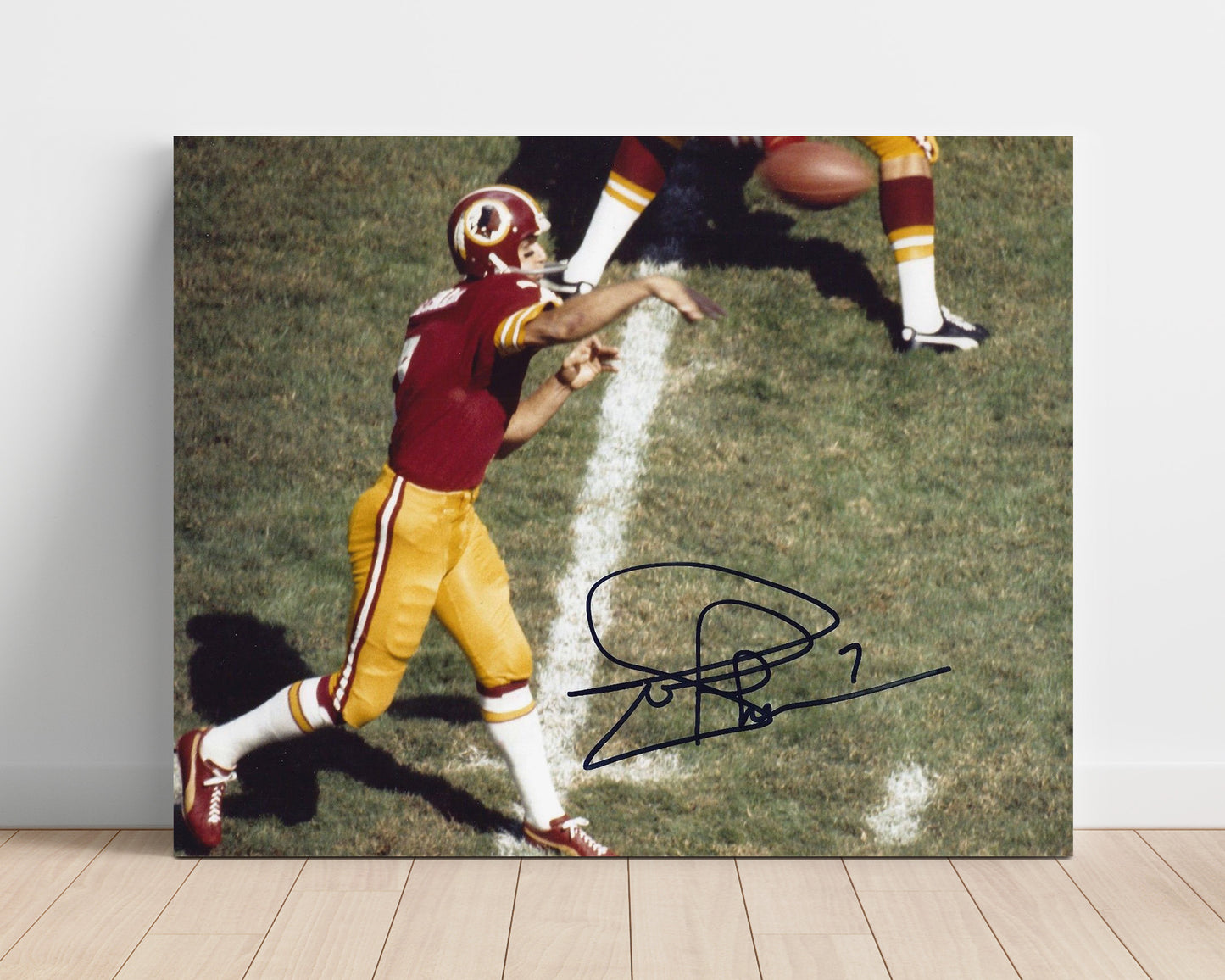 Joe Theismann - Classic Release Football Wall Art - football wall art print