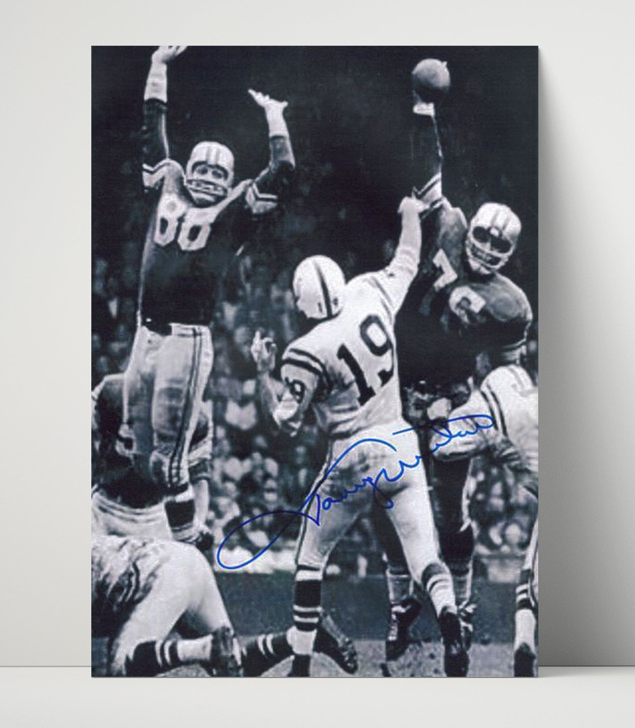 Johnny Unitas - Golden Arm Football Wall Art - football wall art print