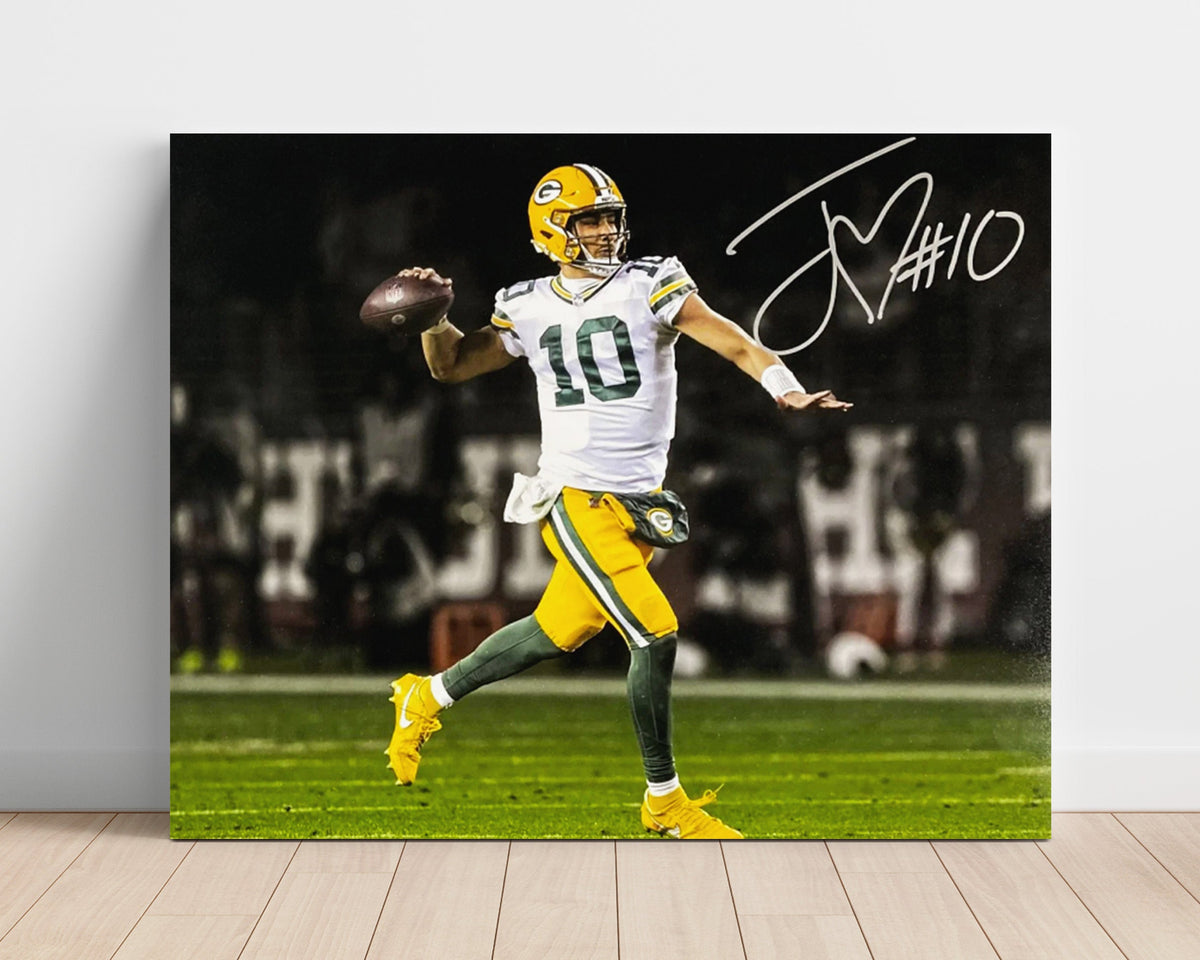 Jordan Love – Green Bay Football Future unframed football poster print