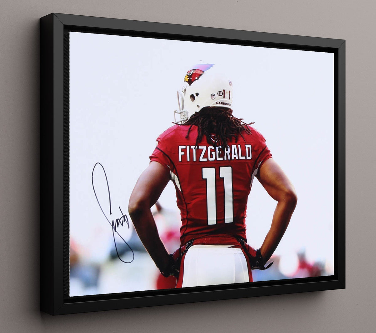 Larry Fitzgerald - Cardinal Legend 8x10 Framed Canvas vintage football wall art