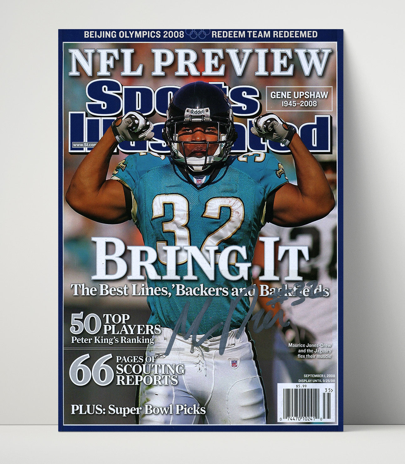 Maurice Jones-Drew Bring It - Pocket Hercules Football Wall Art - football wall art print