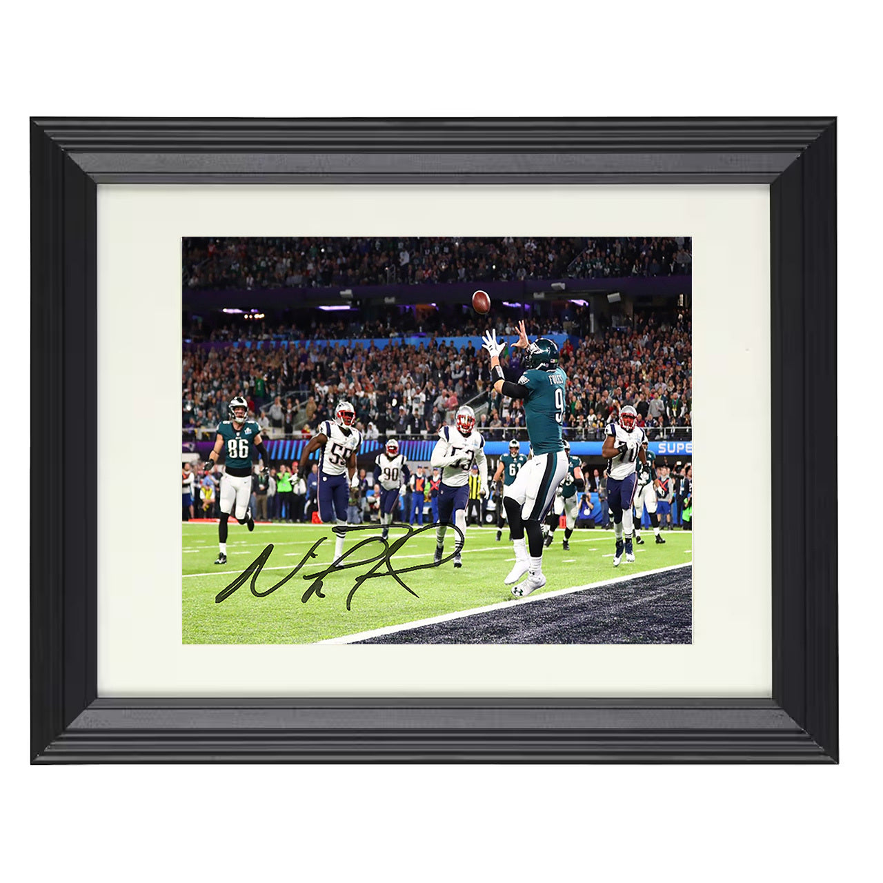 Nick Foles Eagles – Philly Special – 8x10 black beveled framed football wall art