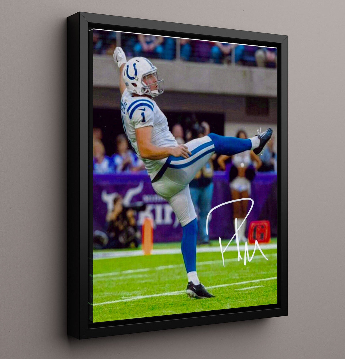 Pat McAfee - Boomstick 8x10 Framed Canvas vintage football wall art