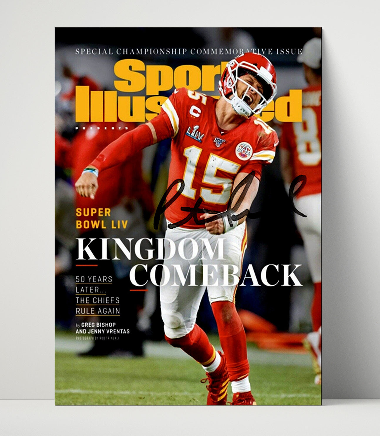 Patrick Mahomes - Kingdom Comeback Football Wall Art - football wall art print