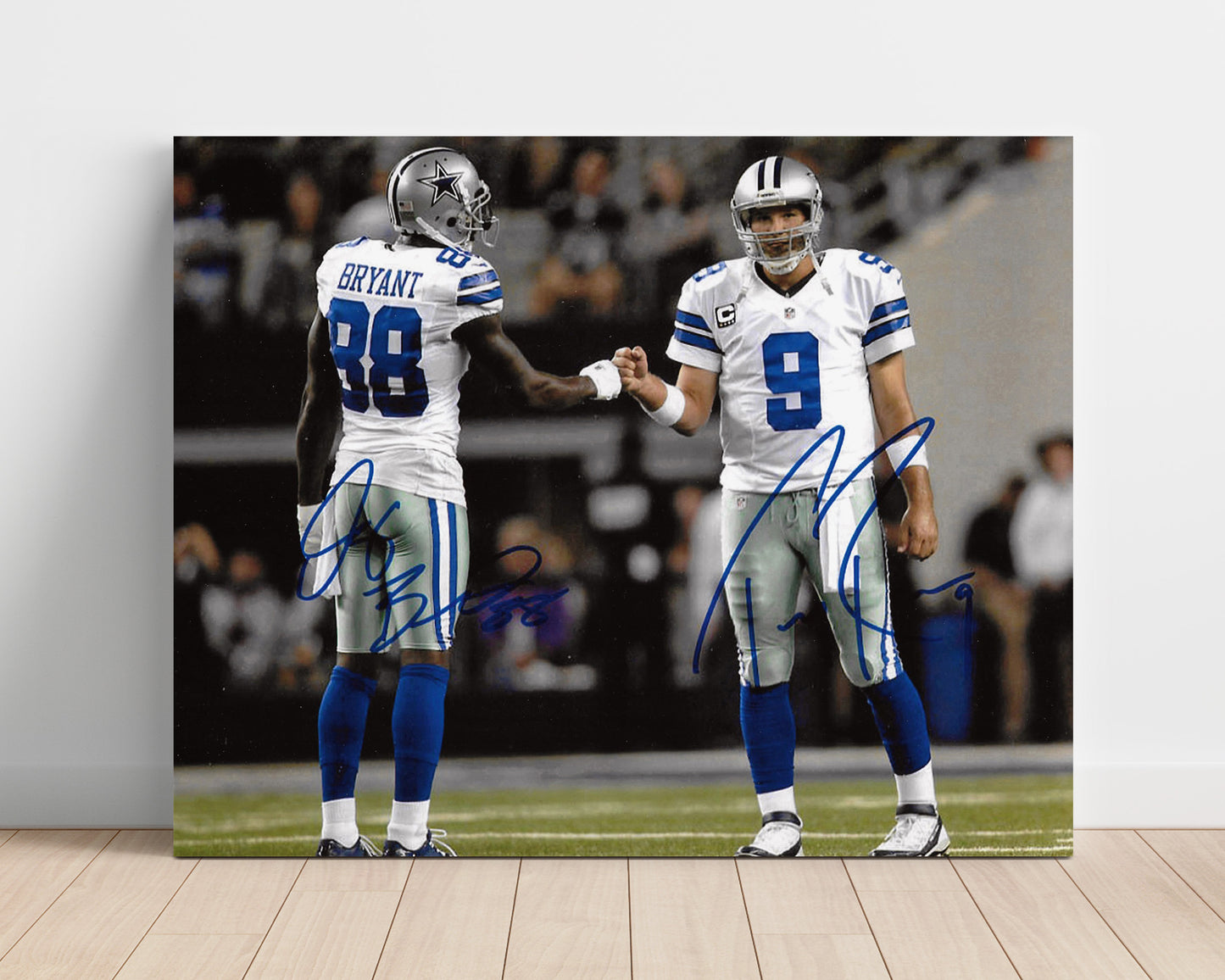 Romo and Bryant - Star Power Football Wall Art - football wall art print