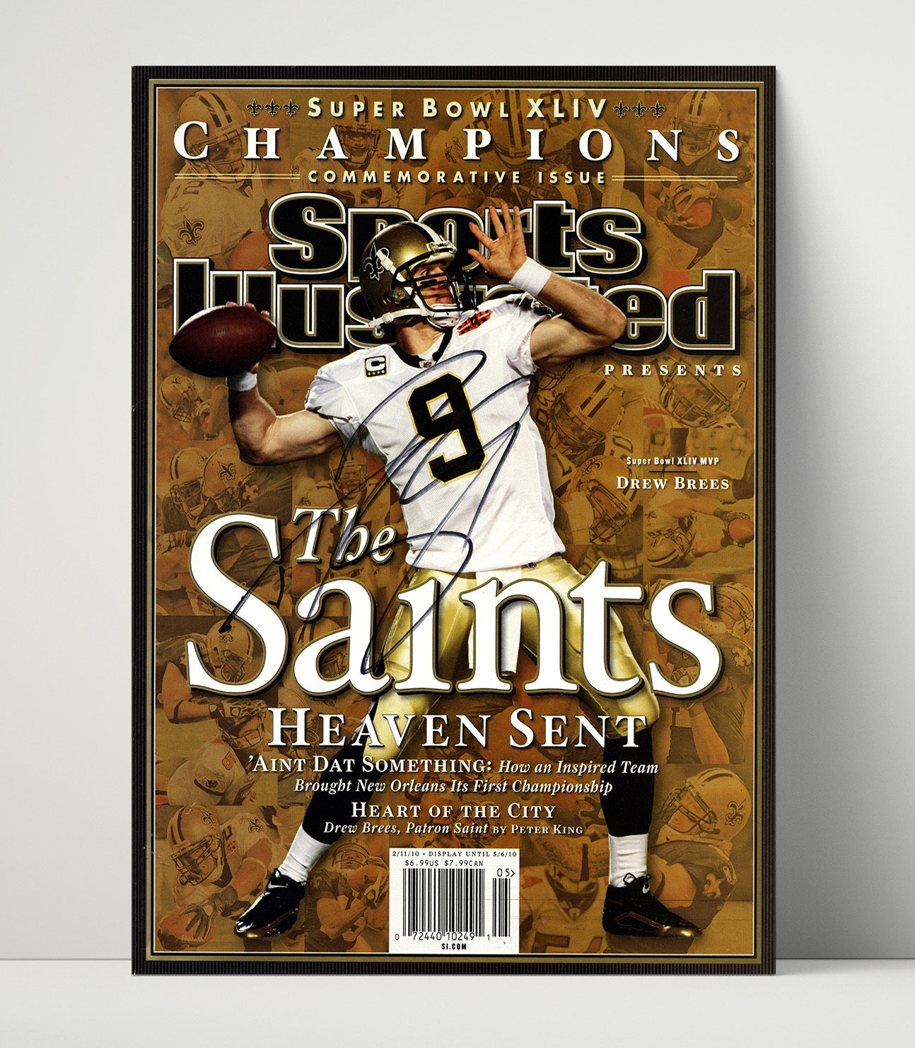 Saints Heaven Sent - Dats A Win football wall art 16x20 Unframed Print