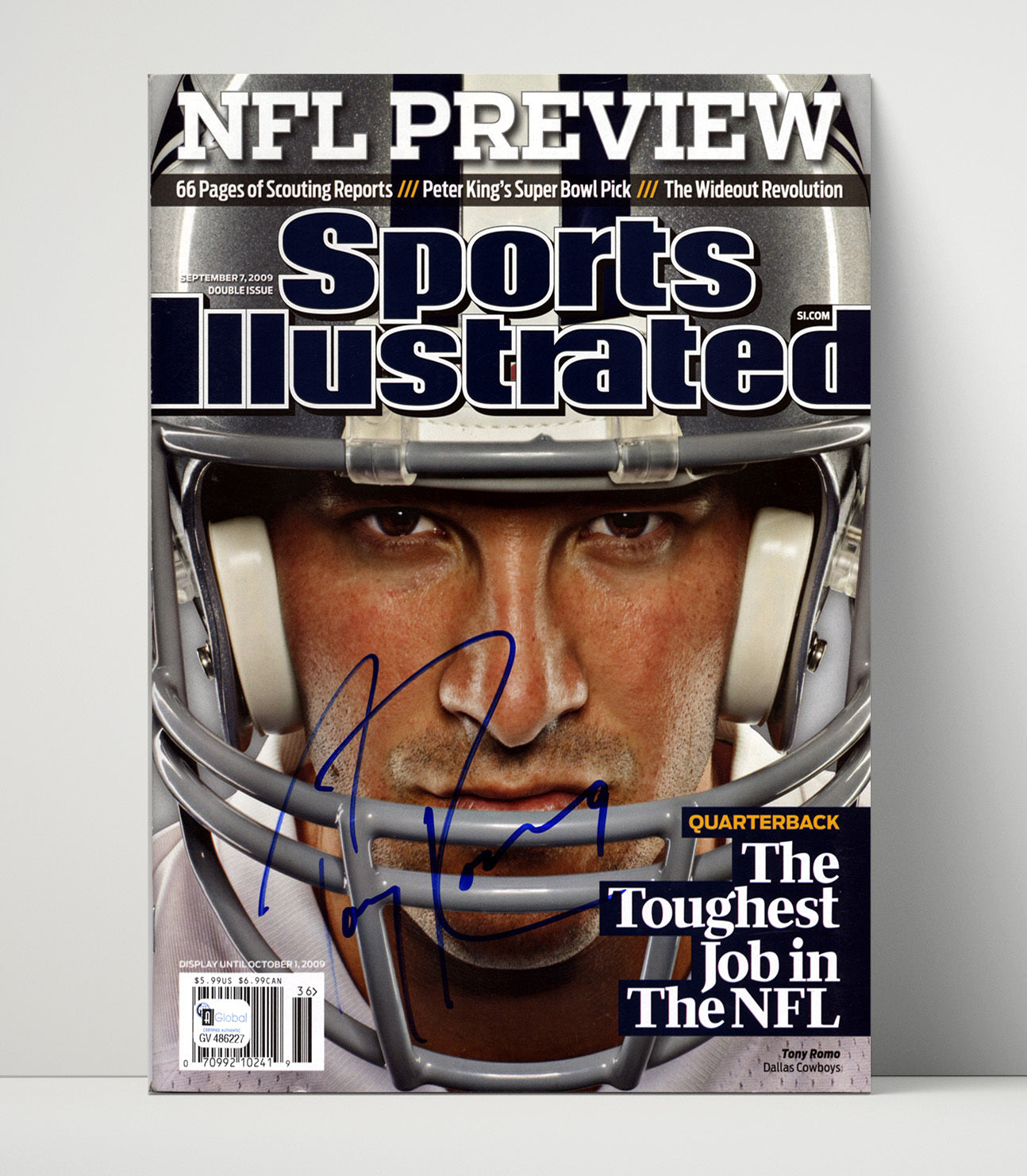 Tony Romo NFL Preview - Job QB1 football wall art 16x20 Unframed Print