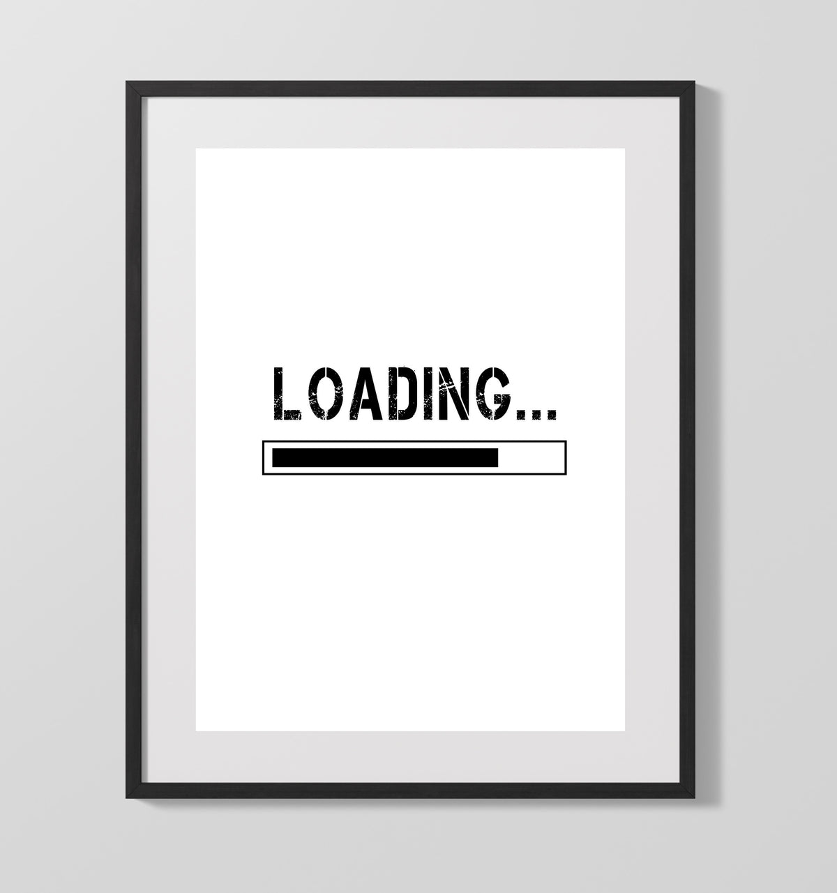 Modern Loading Screen 16x20 Gallery Frame gaming wall art