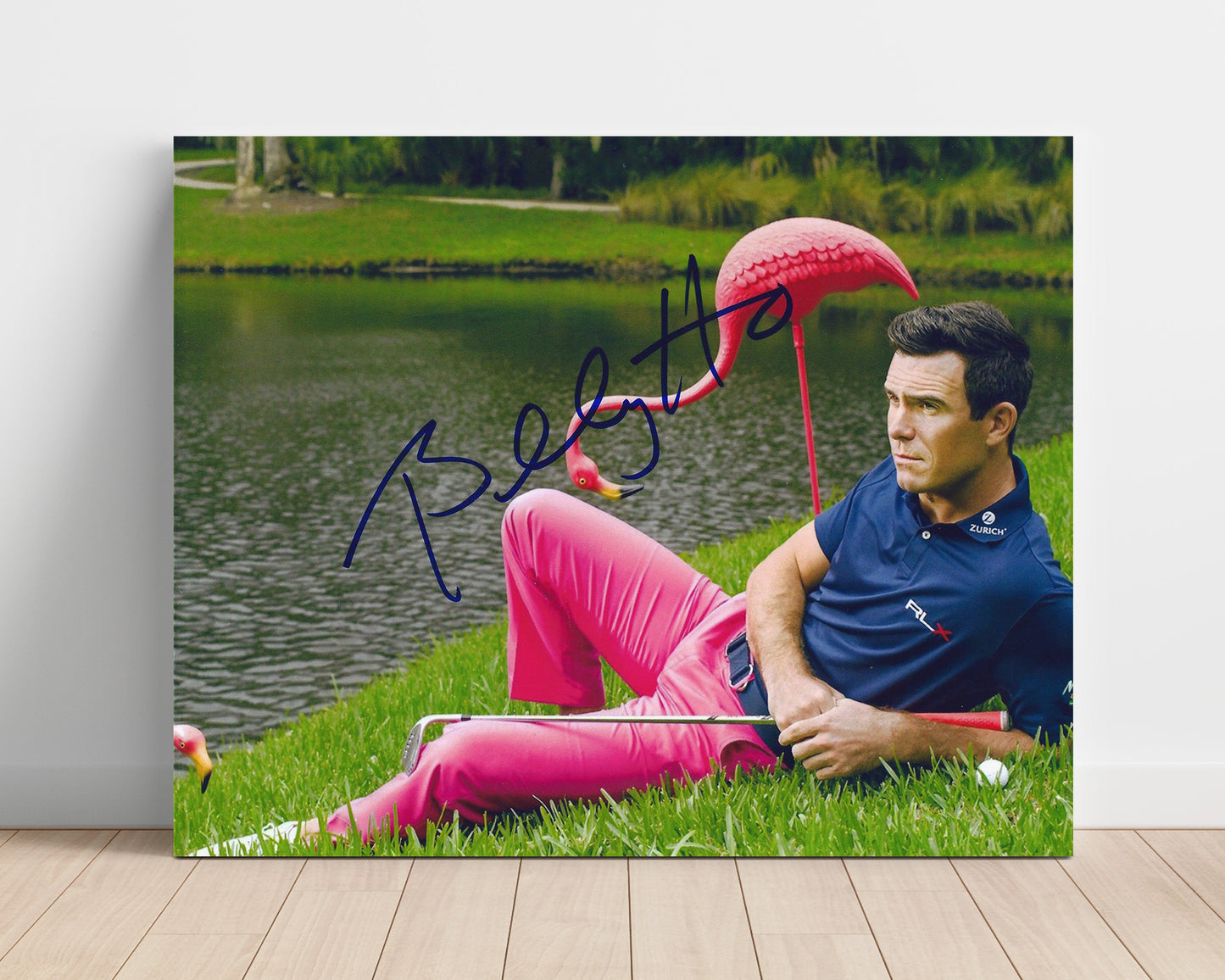 Billy Horschel - Lakeside Golf Style golf wall art 16x20 Unframed Print