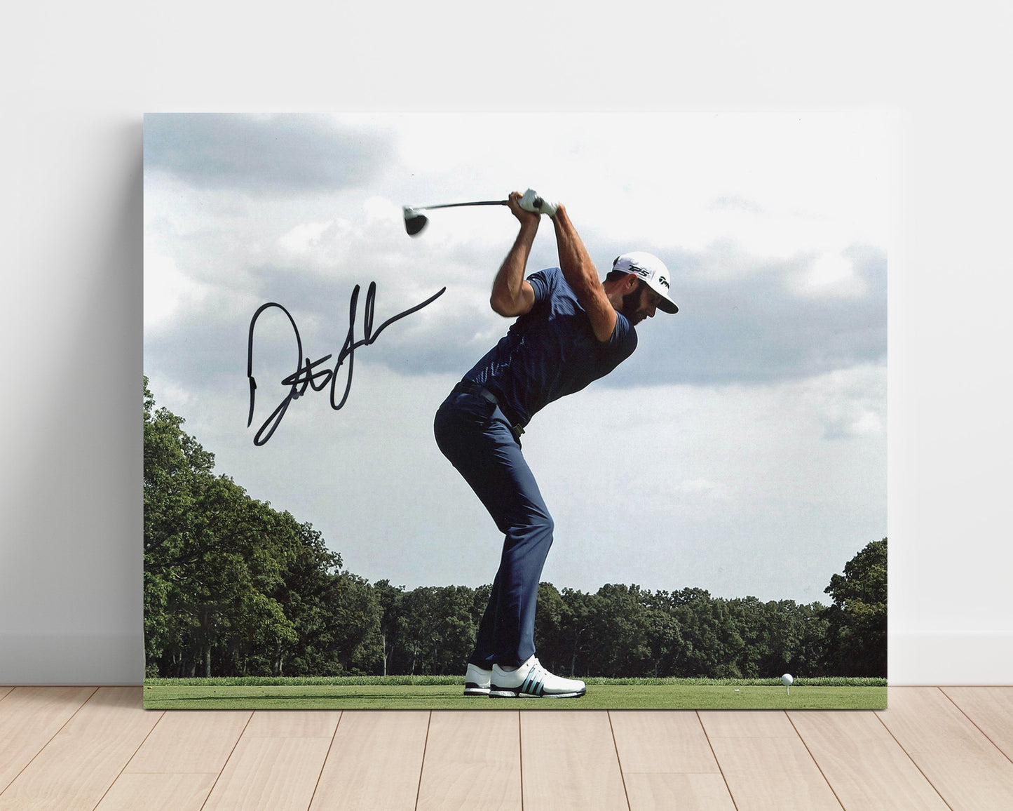 Dustin Johnson - Power Drive golf wall art 16x20 Unframed Print