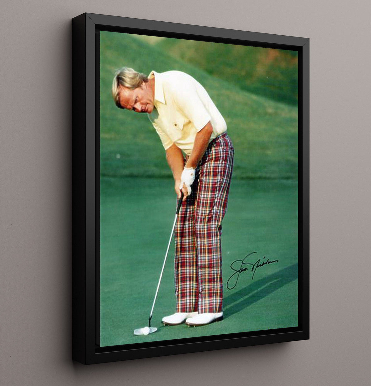 Jack Nicklaus - Classic Fairway Stance golf wall art 16x20 Gallery Frame