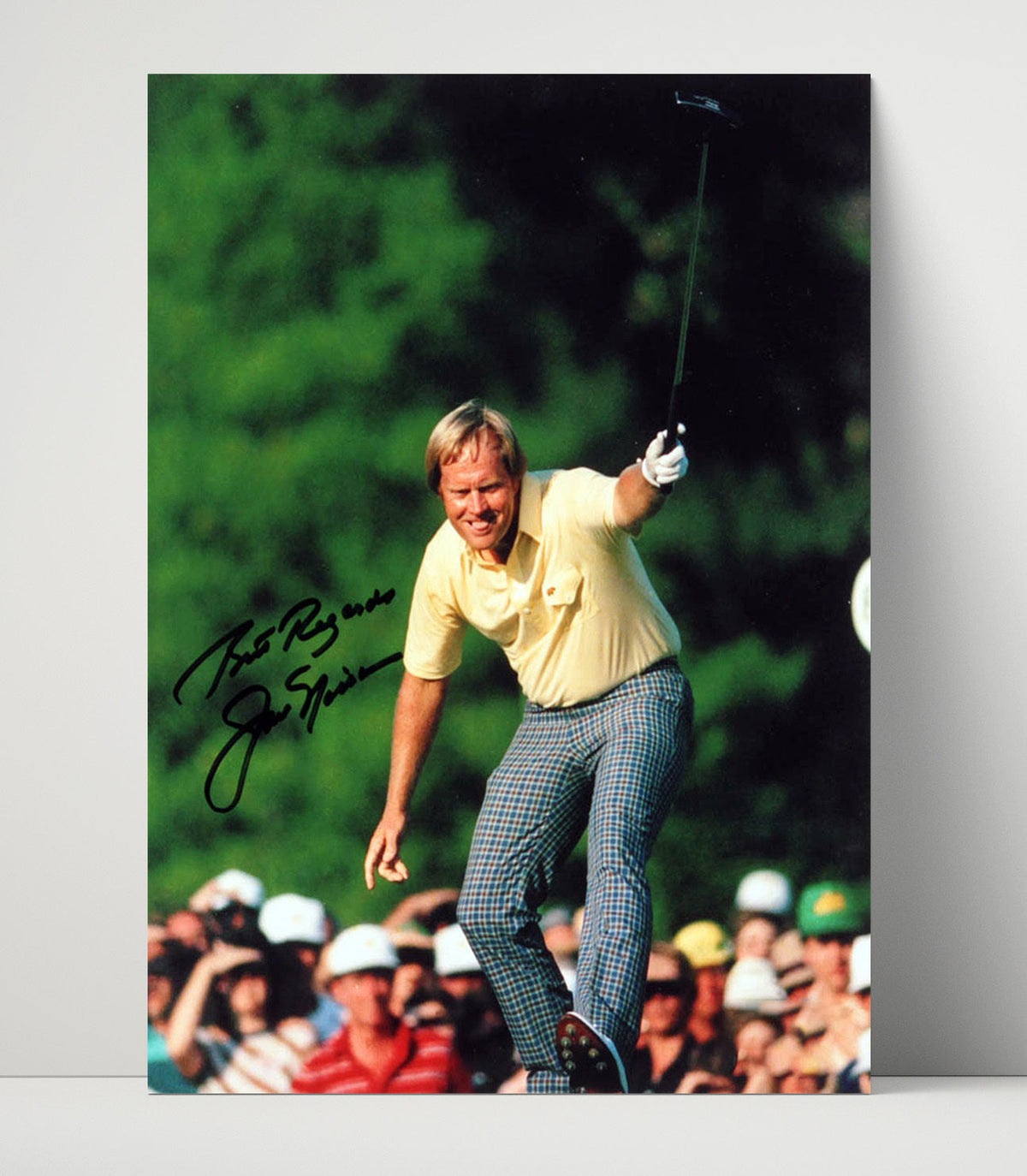 Jack Nicklaus – Golden Bear Casual Pose unframed golf poster print