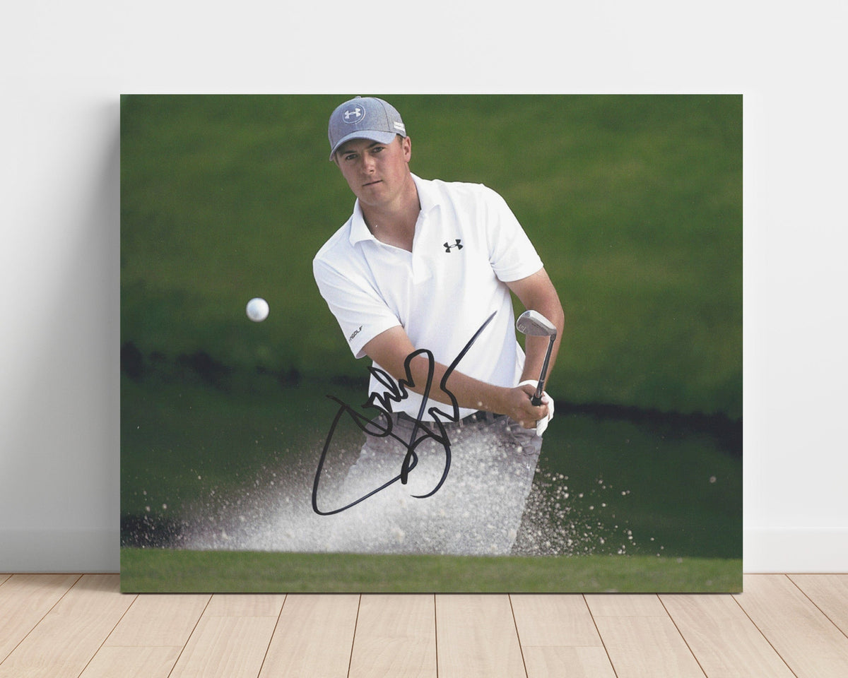 Jordan Spieth – Augusta Bunker Shot 2015 unframed golf poster print