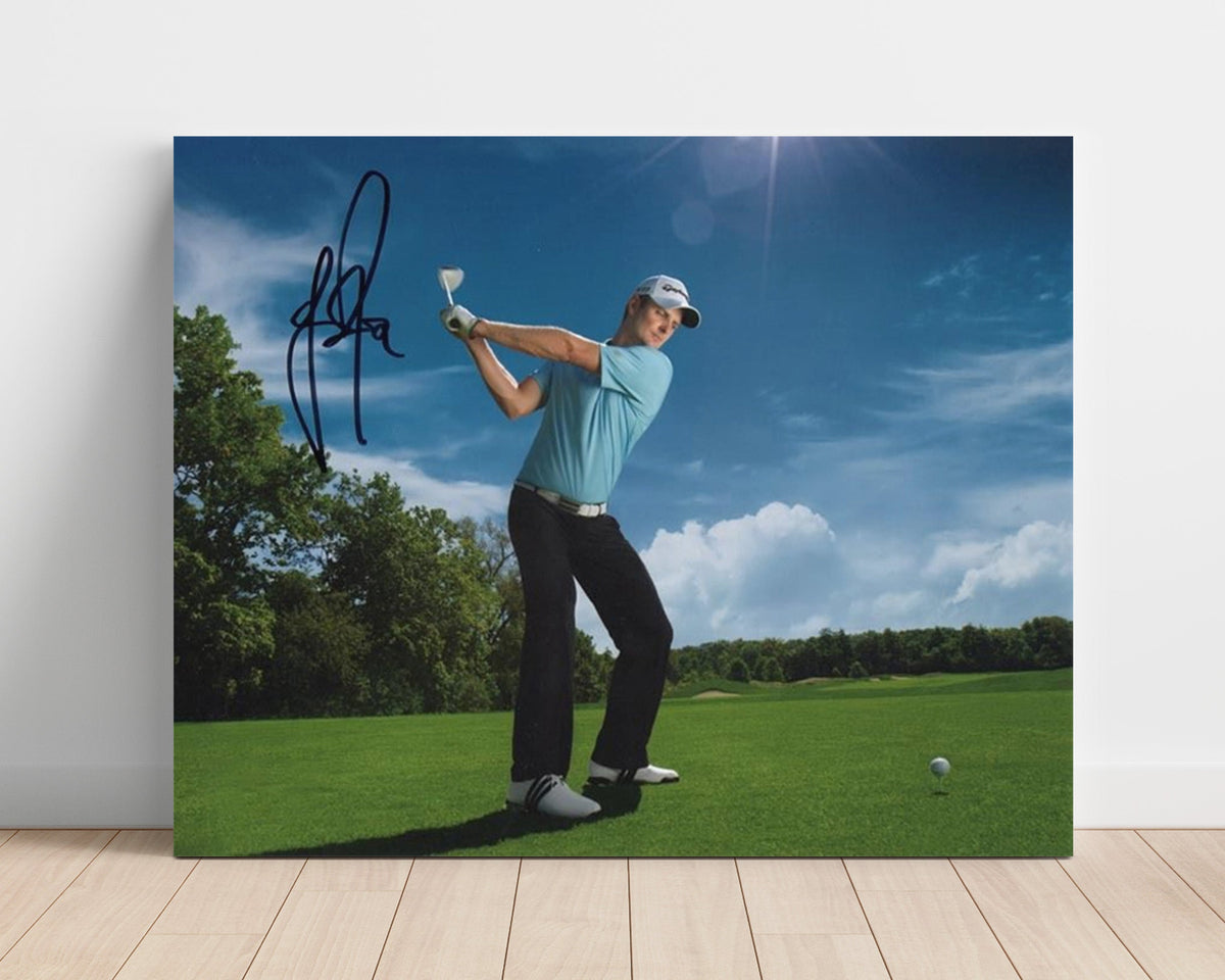 Justin Rose – Championship Swing Finish unframed golf poster print