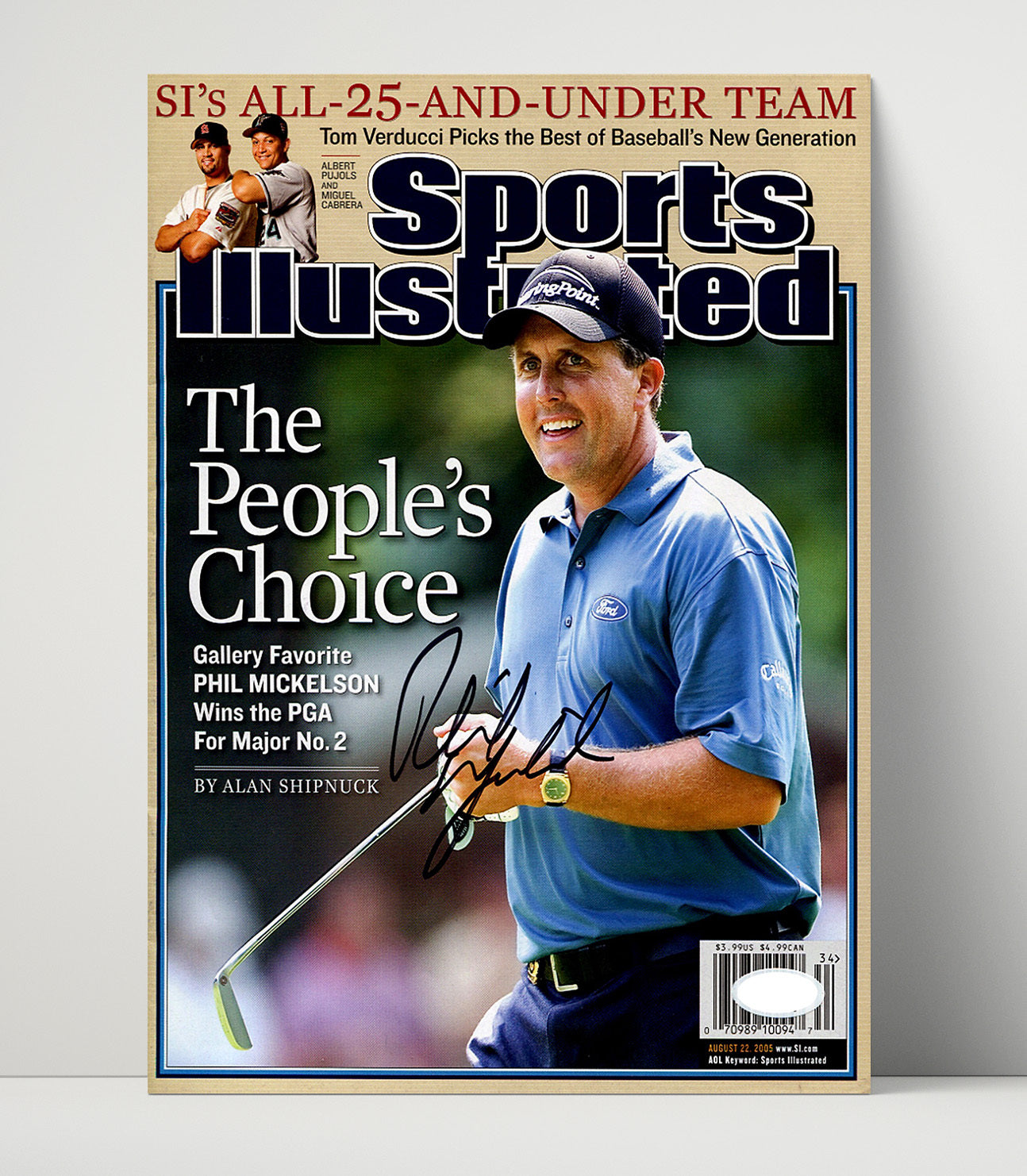 Phil Mickelson - 2005 Si Cover Peoples Choice Golf Wall Art