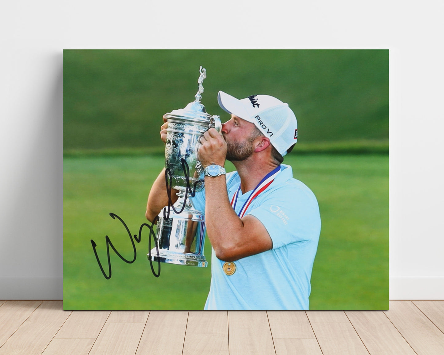 Wyndham Clark - US Open Champion 2023 golf wall art 16x20 Unframed Print