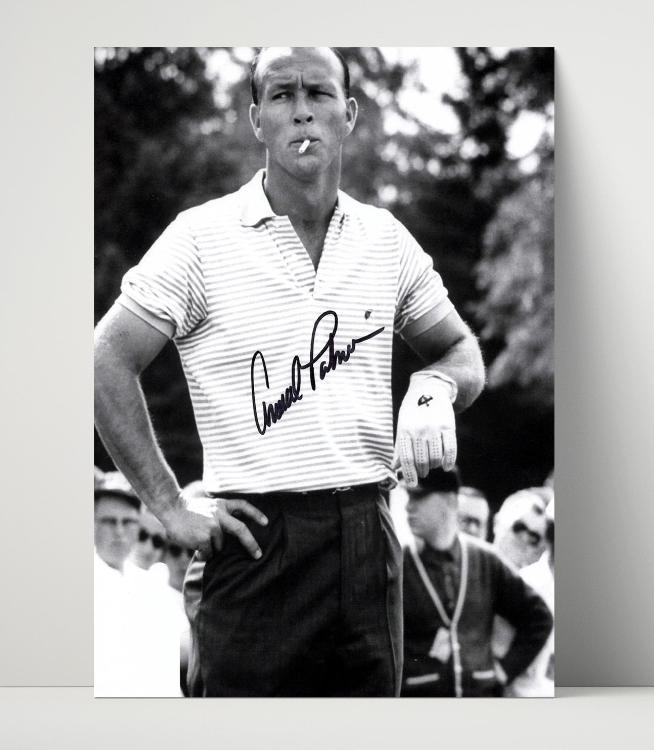 Arnold Palmer Portrait - King With Cool Nerves Golf Wall Art