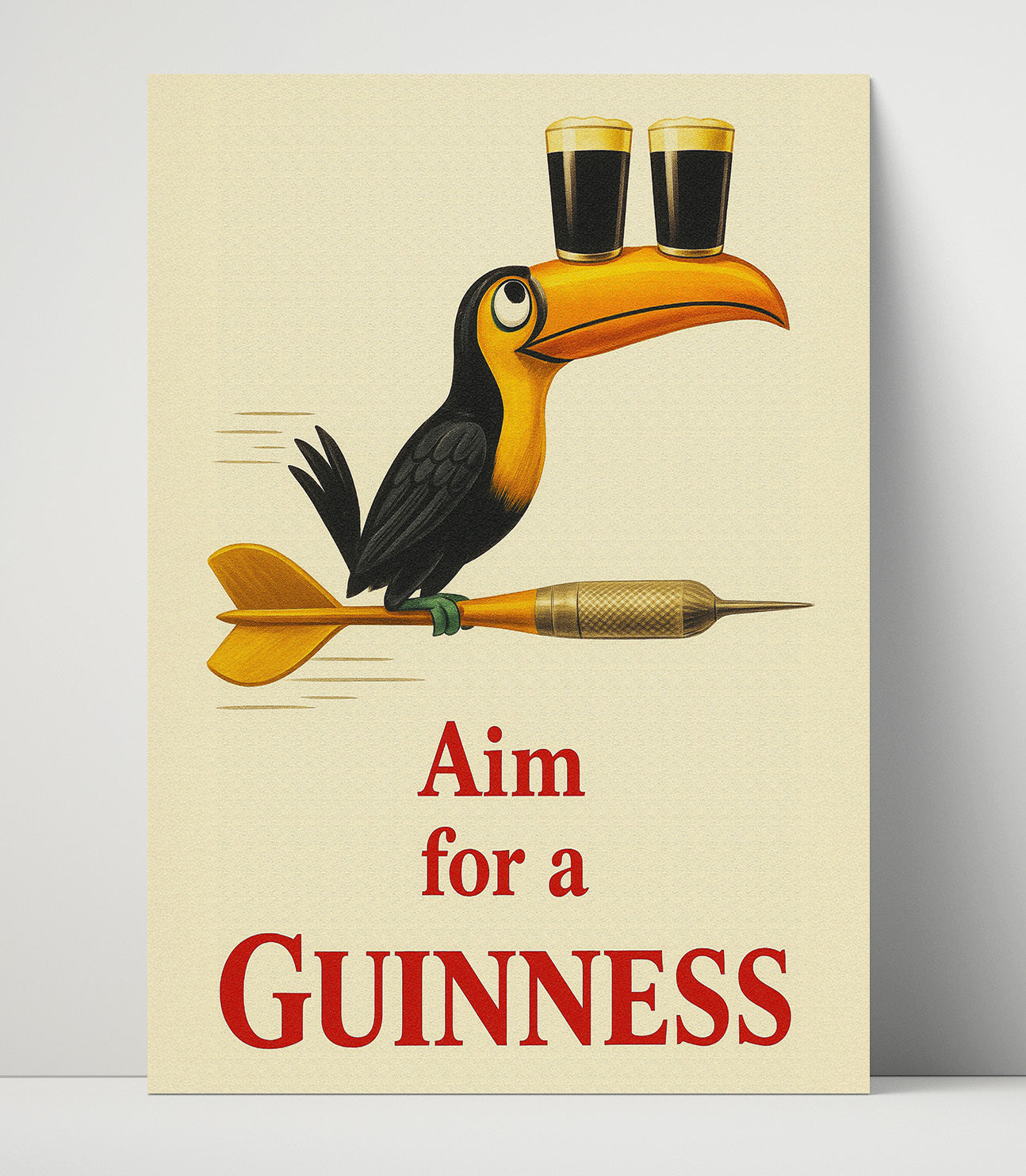 Aim For A Guinness Toucan Dart Poster Guinness Wall Art